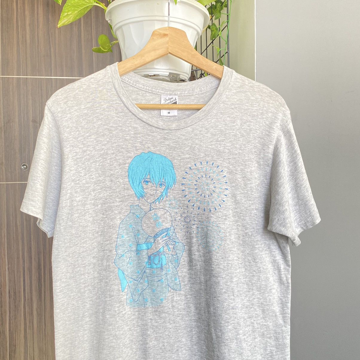 Anime Rei Ayanami Evangelion Neon Genesis Anime ERD GRUNGE TEE Size US M / EU 48-50 / 2 - 2 Thumbnail