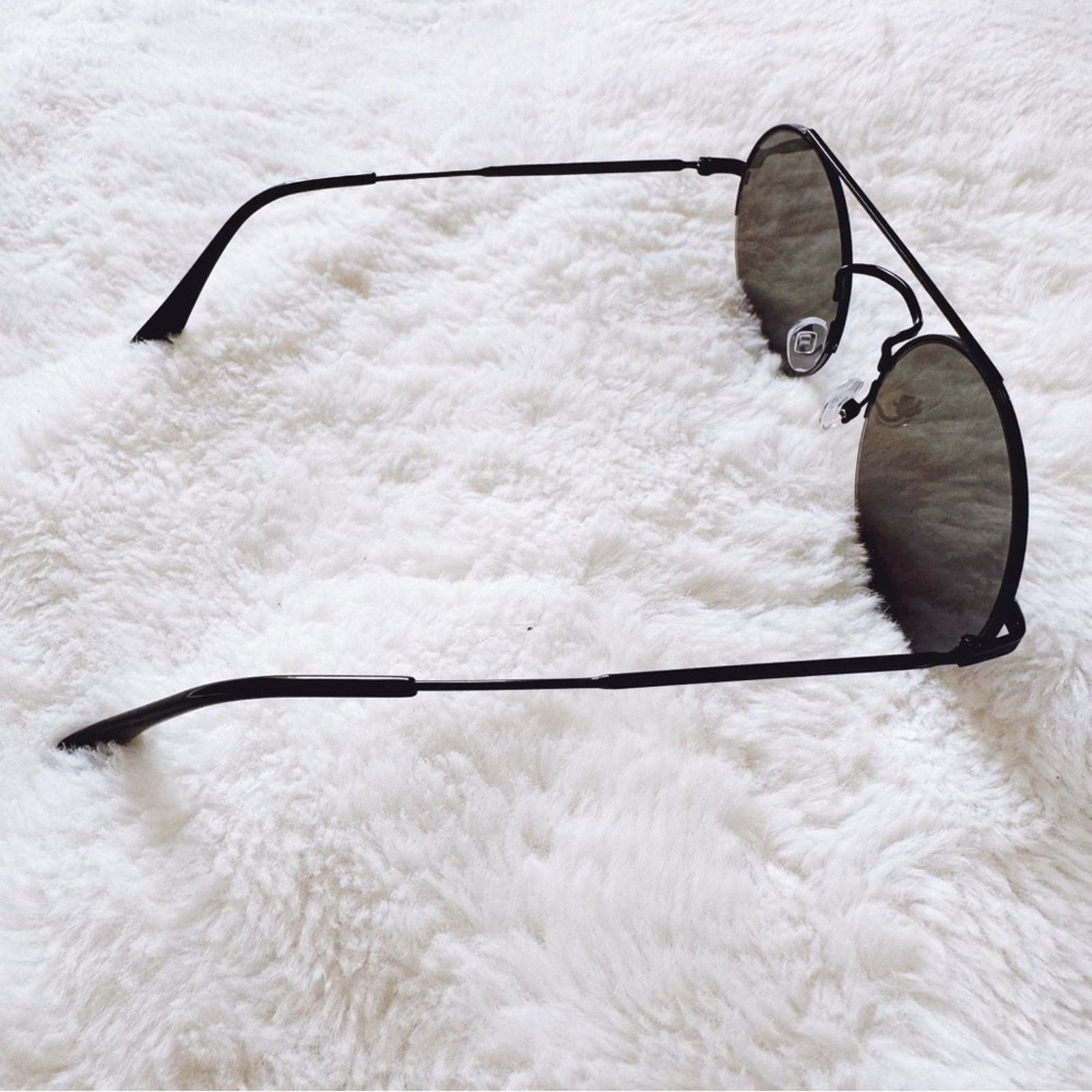 Other Carly Mirrored Blue & Green Chic Round Sunglasses Size ONE SIZE - 6 Thumbnail