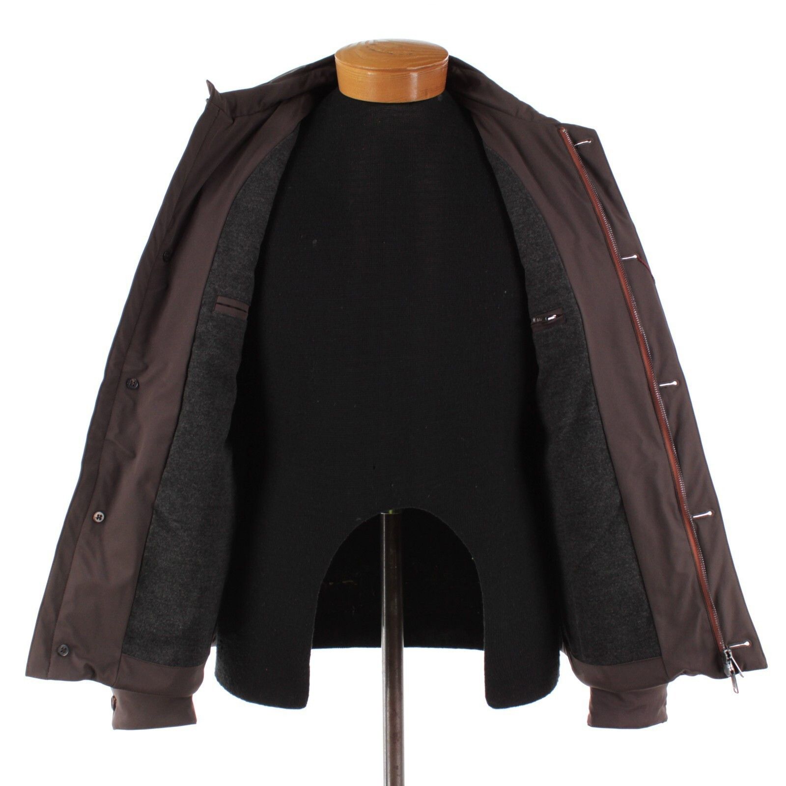 Luciano Barbera Luciano Barbera Overshirt Size L US In Brown Polyamide Blend Size US L / EU 52-54 / 3 - 9 Thumbnail