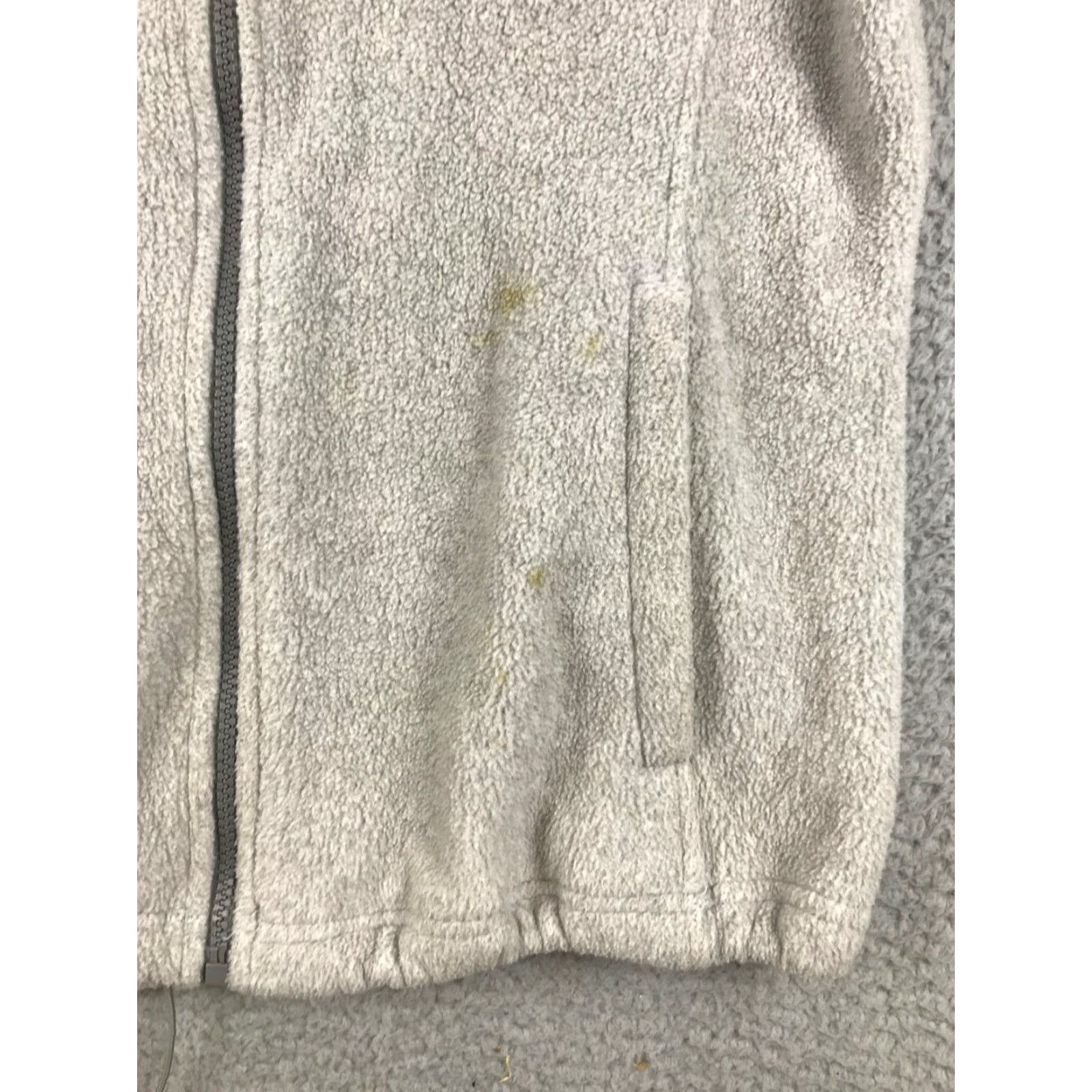 The North Face The North Face Jacket Women's L Gray Full Zip High Neck Fleece Pockets Logo Jacket Womens L Gray Logo Size L / US 10 / IT 46 - 6 Thumbnail