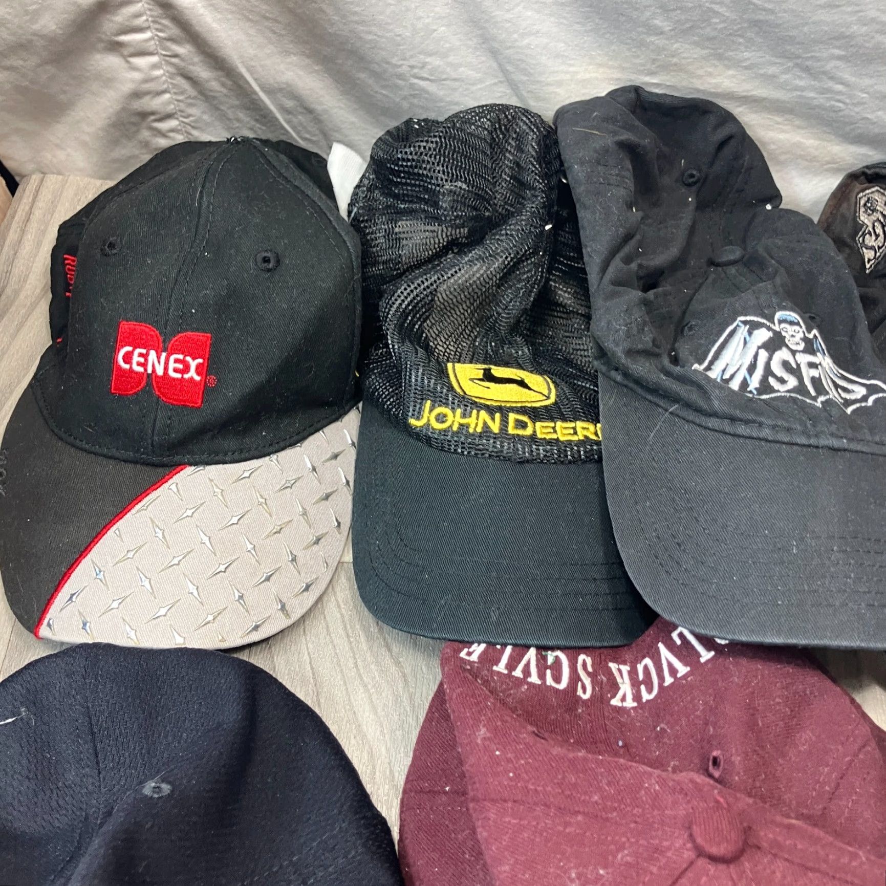 John Deere MYOPIA Hats Lot Los Angeles Kings Misfits John Deere Assortment Multicolor Baseball Cap One Size Men Size ONE SIZE - 8 Thumbnail