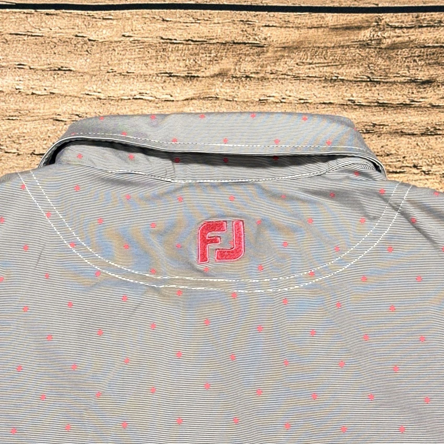 Footjoy FootJoy Polo Shirt Mens 2XL Gray Torrey Pines Golf Club Stretch Lightweight Size US XXL / EU 58 / 5 - 5 Thumbnail