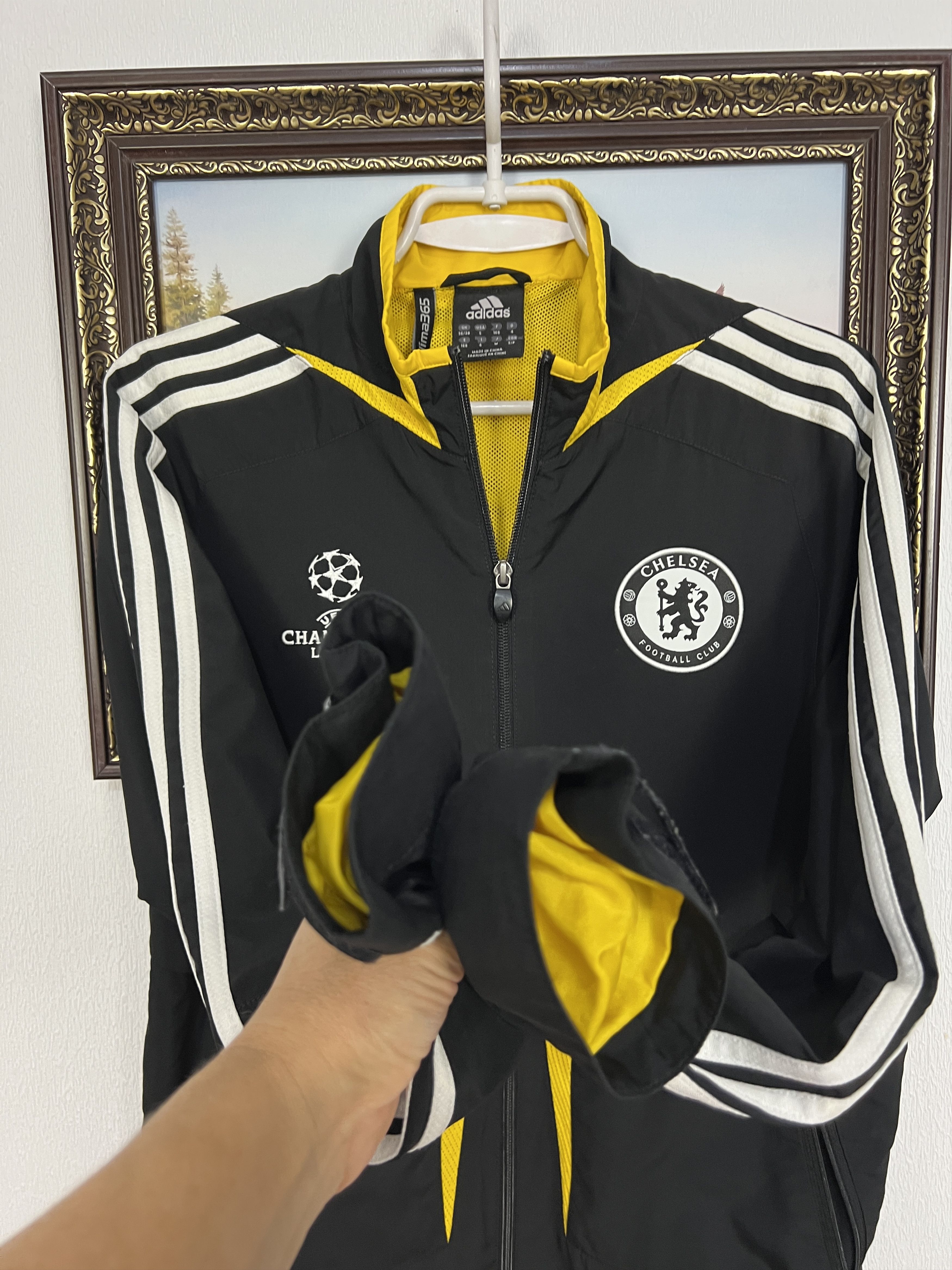 Adidas Vintage Chelsea Football Jacket Soccer Train Track Top Size US S / EU 44-46 / 1 - 5 Thumbnail