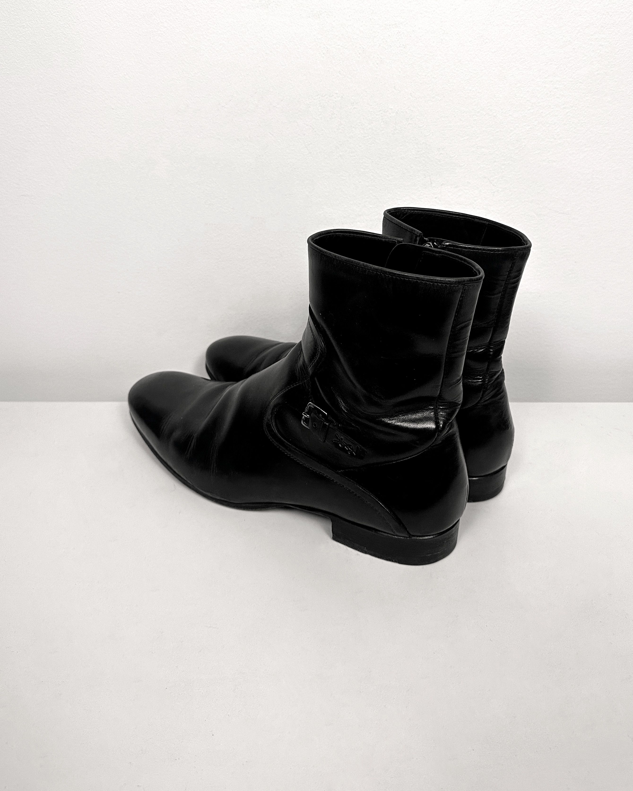 Yves Saint Laurent YvesSaintLaurent Military Buckle Boots by Tom Ford Size US 8 / EU 41 - 2 Thumbnail