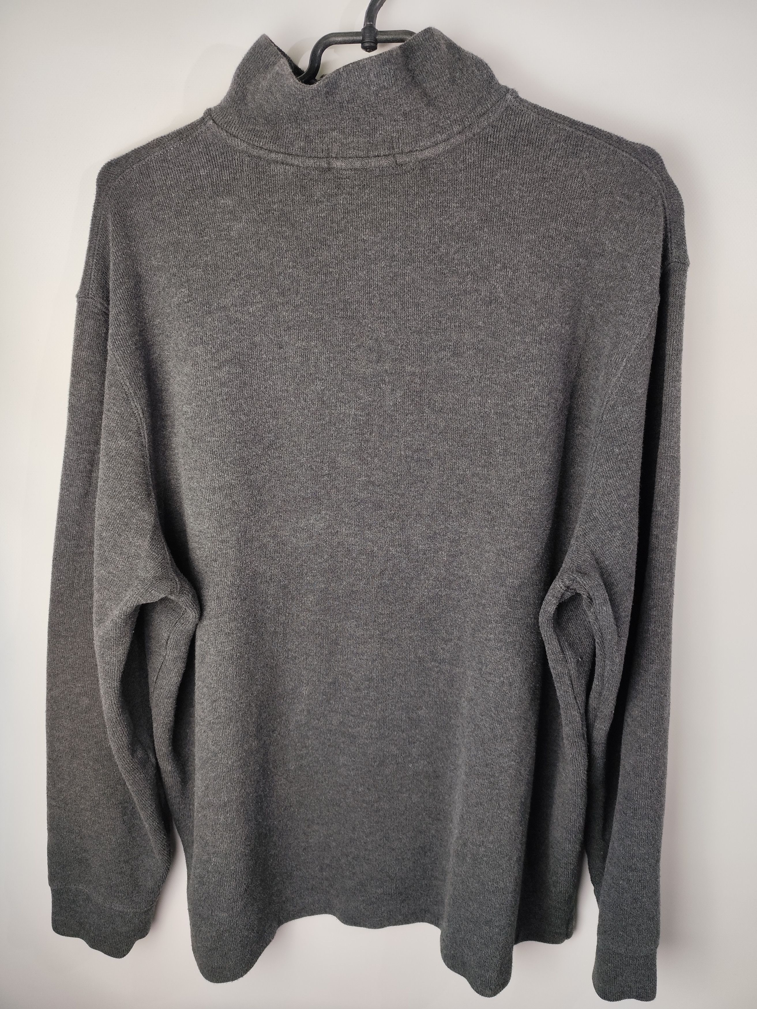 Polo Ralph Lauren Vintage Polo RL 1/4 Quarter Zip Gray Sweater Sweatshirt Size US XL / EU 56 / 4 - 7 Thumbnail