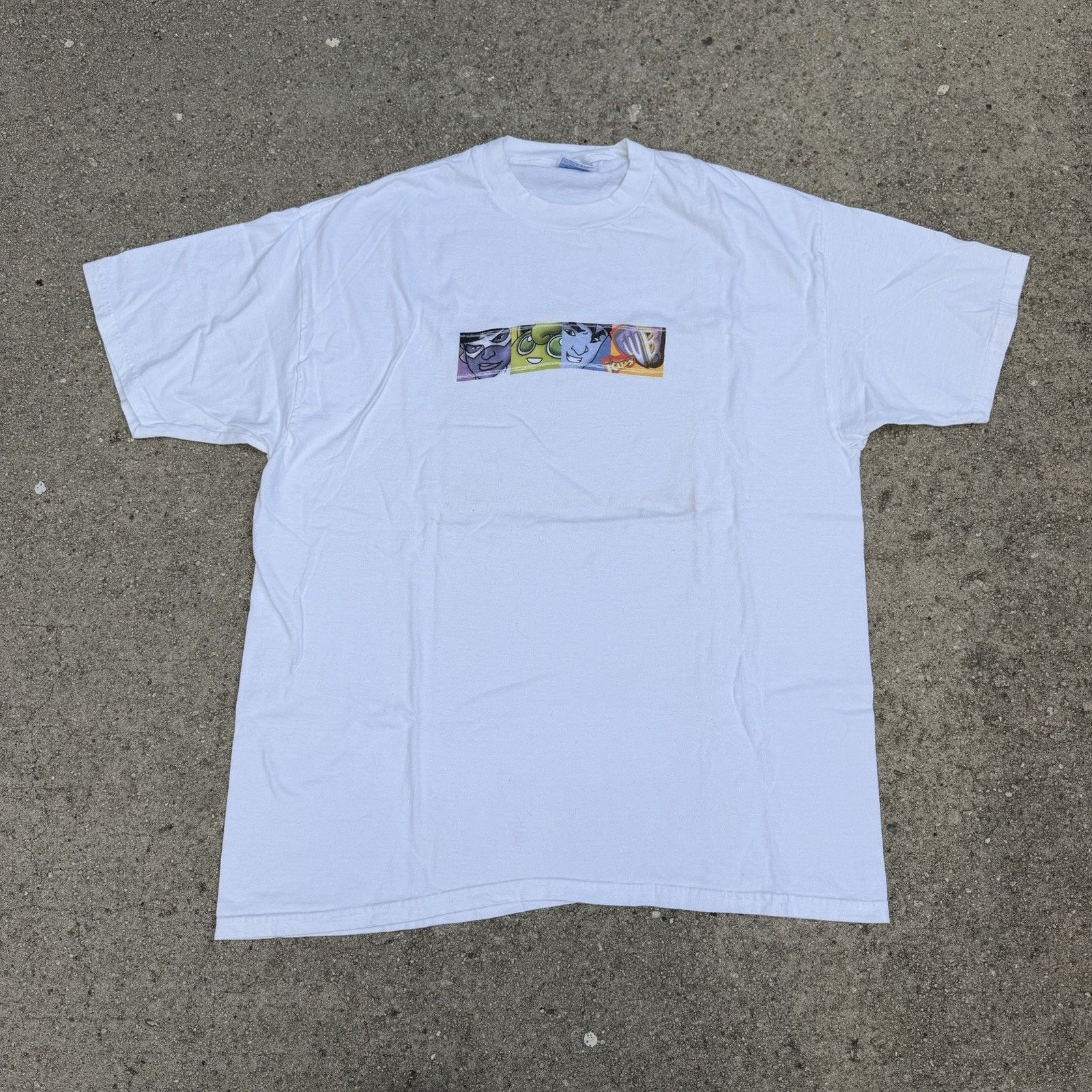 Vintage × Warner Bros Vintage 90s Kids WB Box Logo Promo Tee XL Jackie Chan Size US XL / EU 56 / 4 - 3 Thumbnail