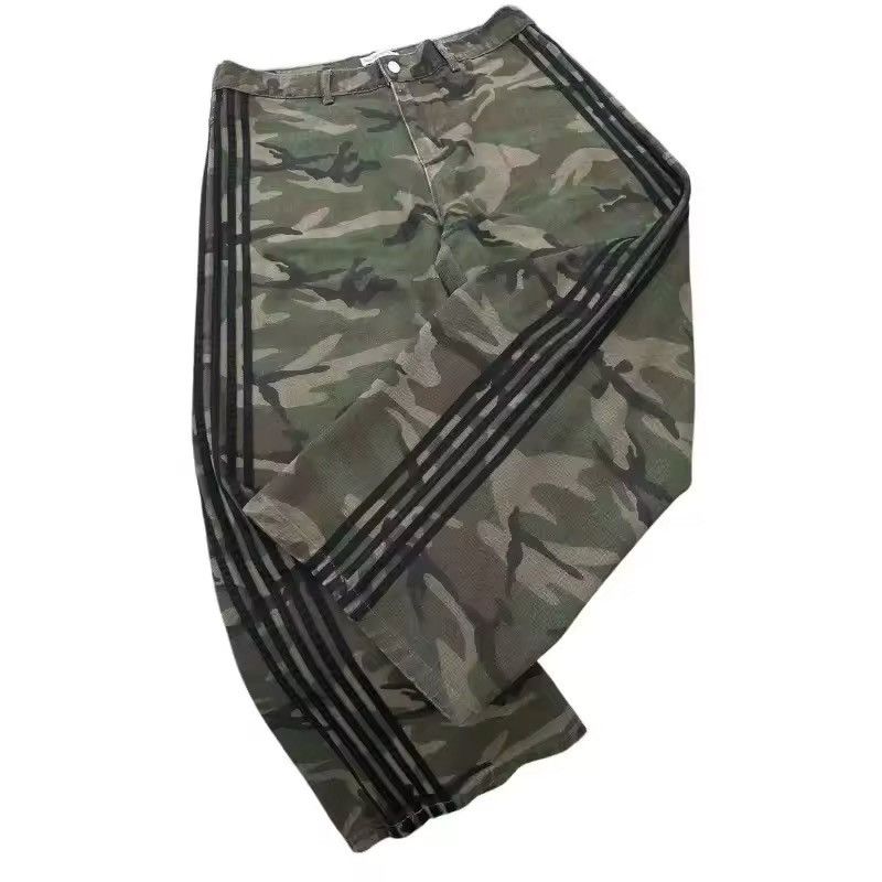 Other Camo Stripes Fashion High Waist Wide-leg Pants Size US 32 / EU 48 - 5 Thumbnail