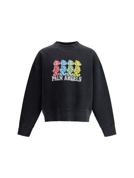 PALM ANGELS Men Sweater PMBA026S25FLE004 1084 BLACK