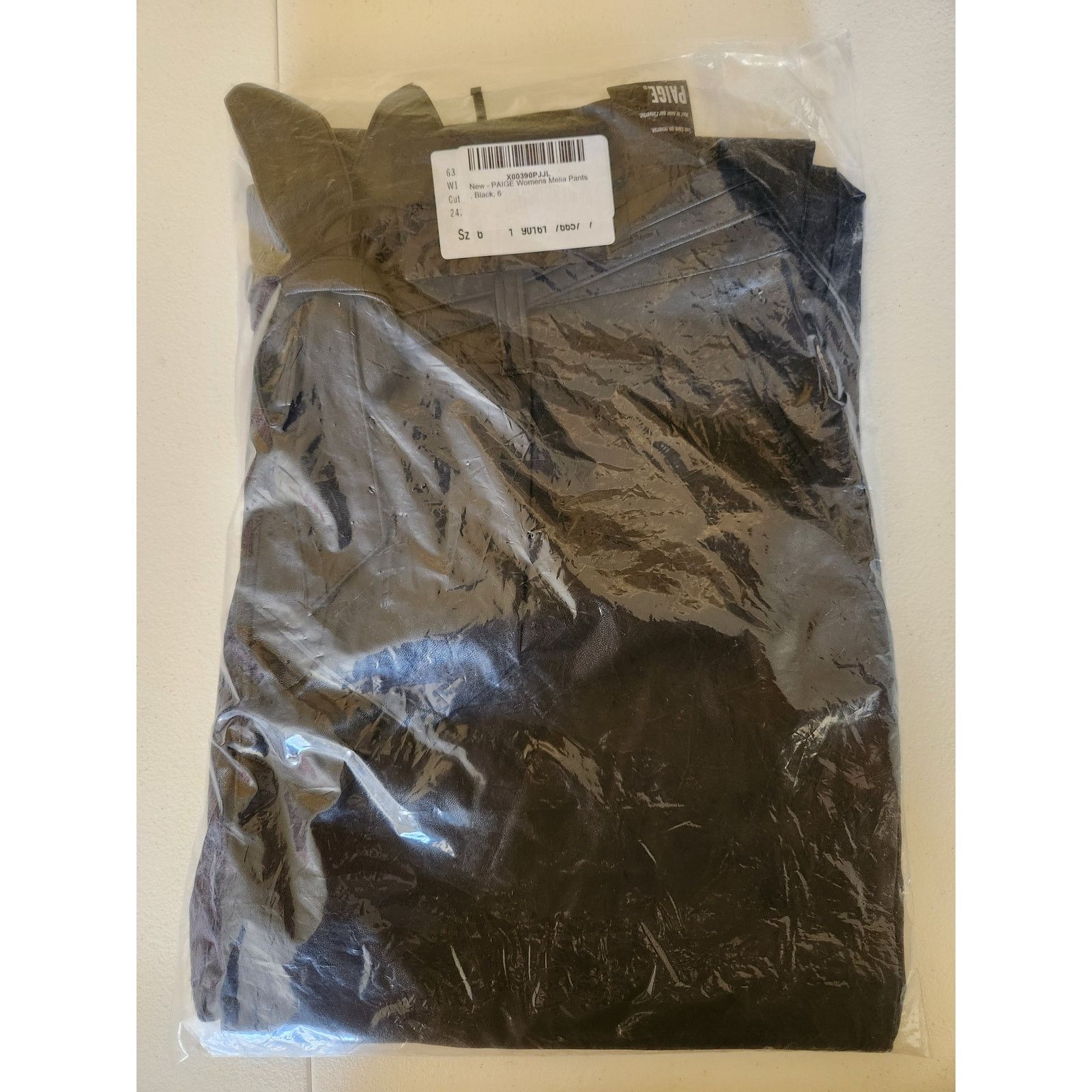 Paige PAIGE Women's Melia Pants Black 6 Size 28" / US 6 / IT 42 - 2 Thumbnail
