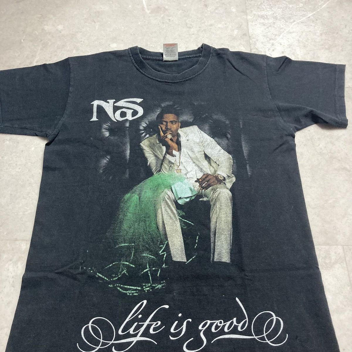 Rap Tees vintage nas life is good rap tour tee Size US S / EU 44-46 / 1 - 2 Thumbnail