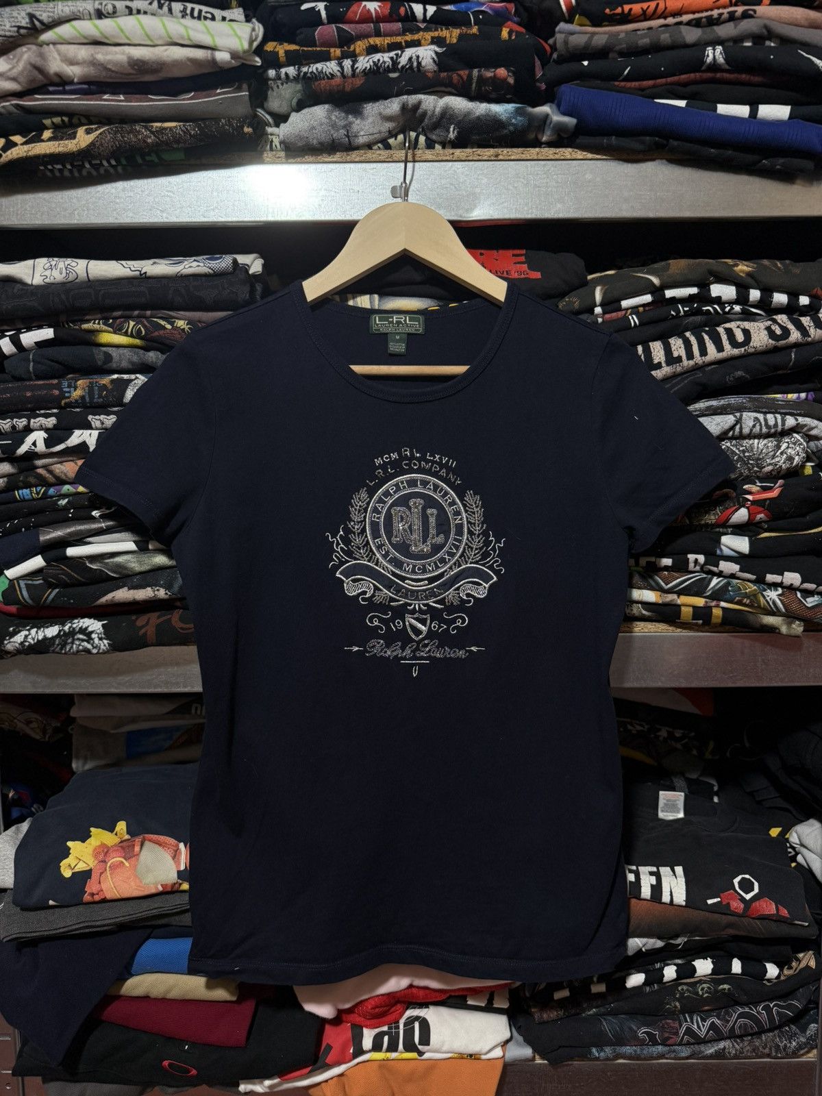 Ralph Lauren Rare Vintage L.R.L. Ralph Lauren T-Shirt Y2K Hype Size M / US 6-8 / IT 42-44 - 1 Thumbnail