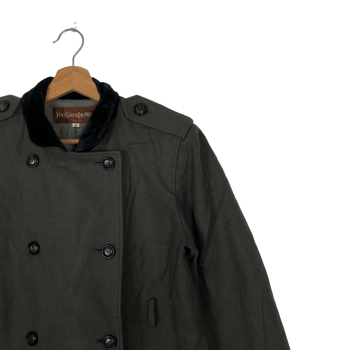 Yves Saint Laurent 🔥RARE LONG JACKET ARCHIVAL PICK YVES SAINT LAURENT PARIS Size US M / EU 48-50 / 2 - 4 Thumbnail