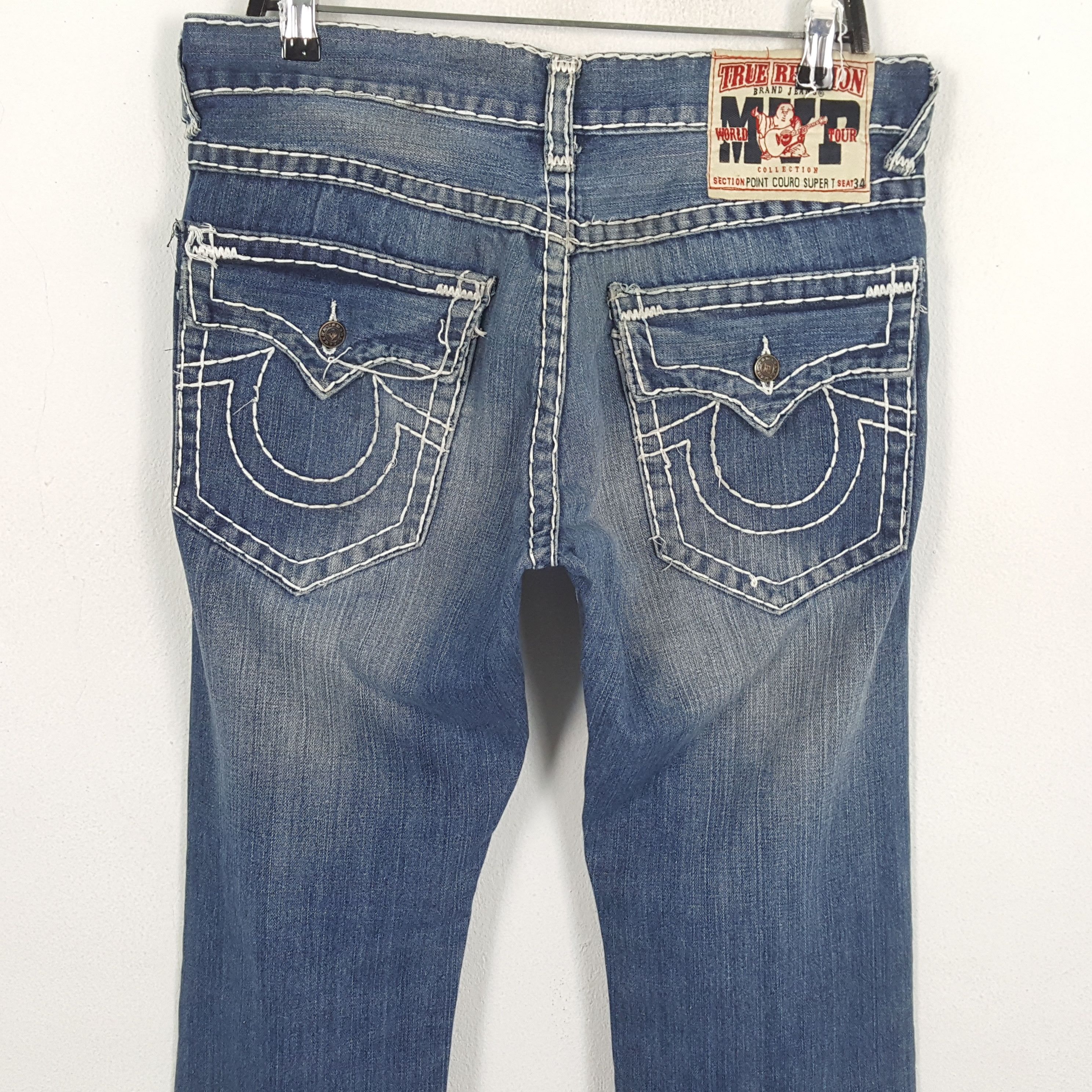 TRUE RELIGION ブラックデニム WORLD TOUR