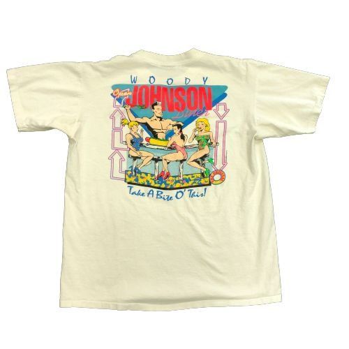 Changes Woody Johnson Diner Take A Bit O' This White Tee Size US XL / EU 56 / 4 - 3 Thumbnail