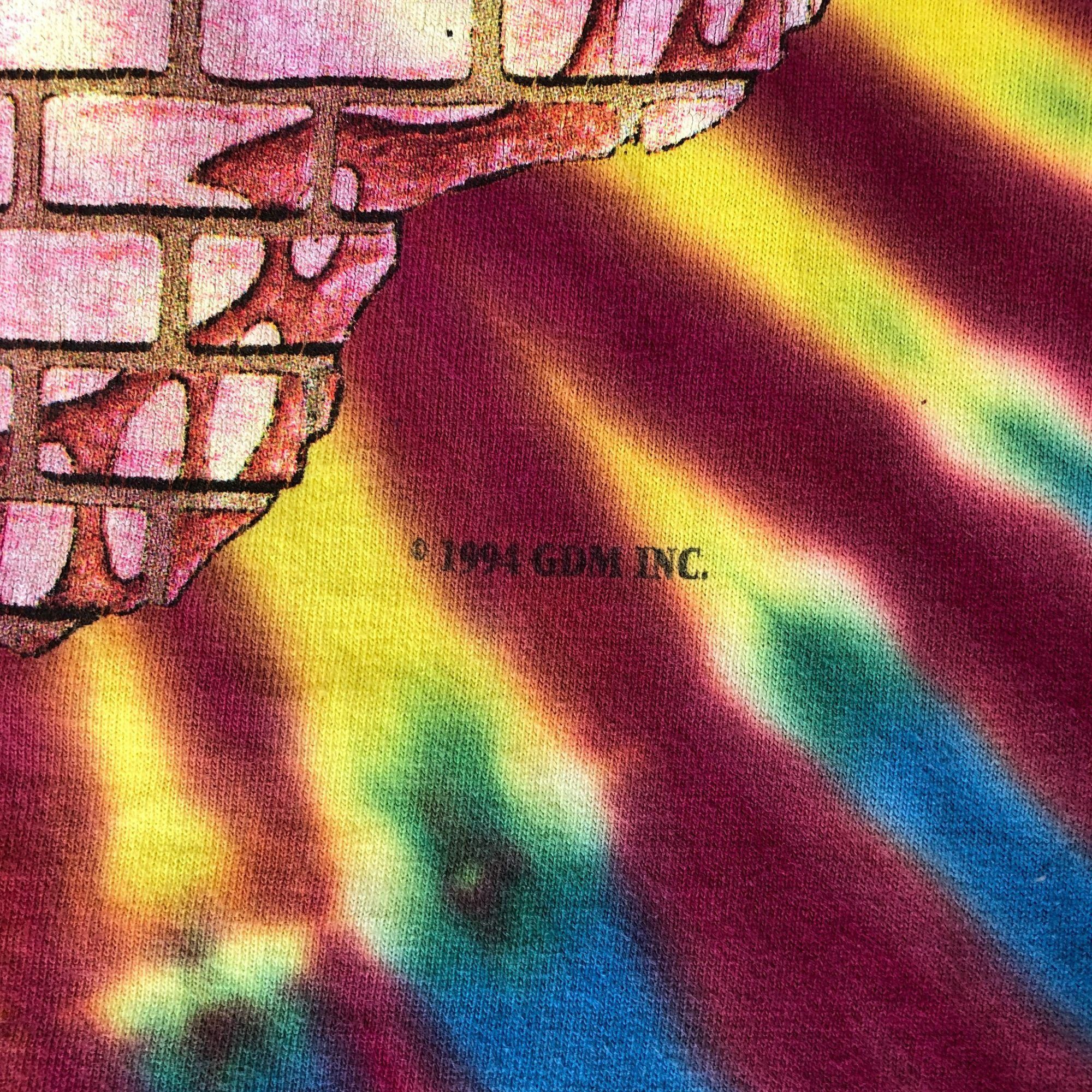 Fruit Of The Loom Vintage 1994 Grateful Dead Stained Glass Tie Dye Tee Size US XL / EU 56 / 4 - 3 Thumbnail