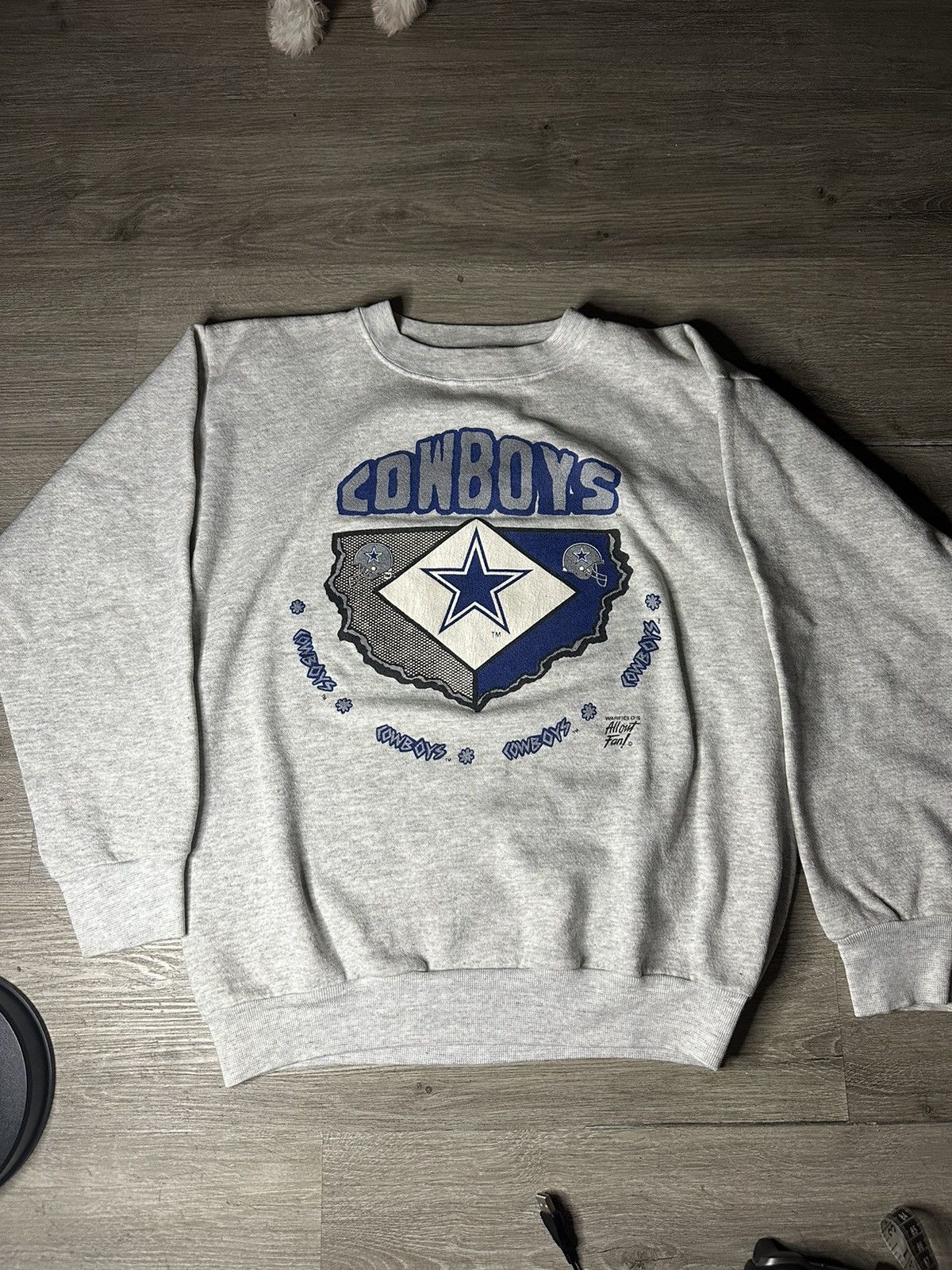 Tultex × Vintage 90s Dallas Cowboys crewneck sweatshirt Size US L / EU 52-54 / 3 - 1 Thumbnail