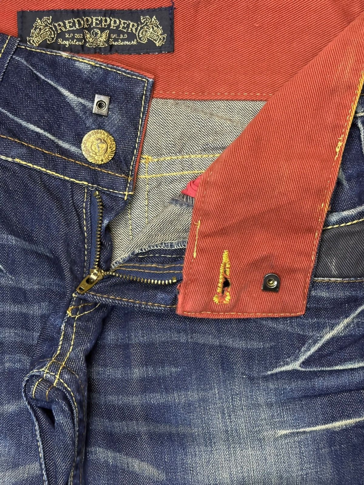 Japanese Brand Vintage Japanese Brand Mud Wash Distressed Flare Jeans Size 30" / US 8 / IT 44 - 9 Thumbnail