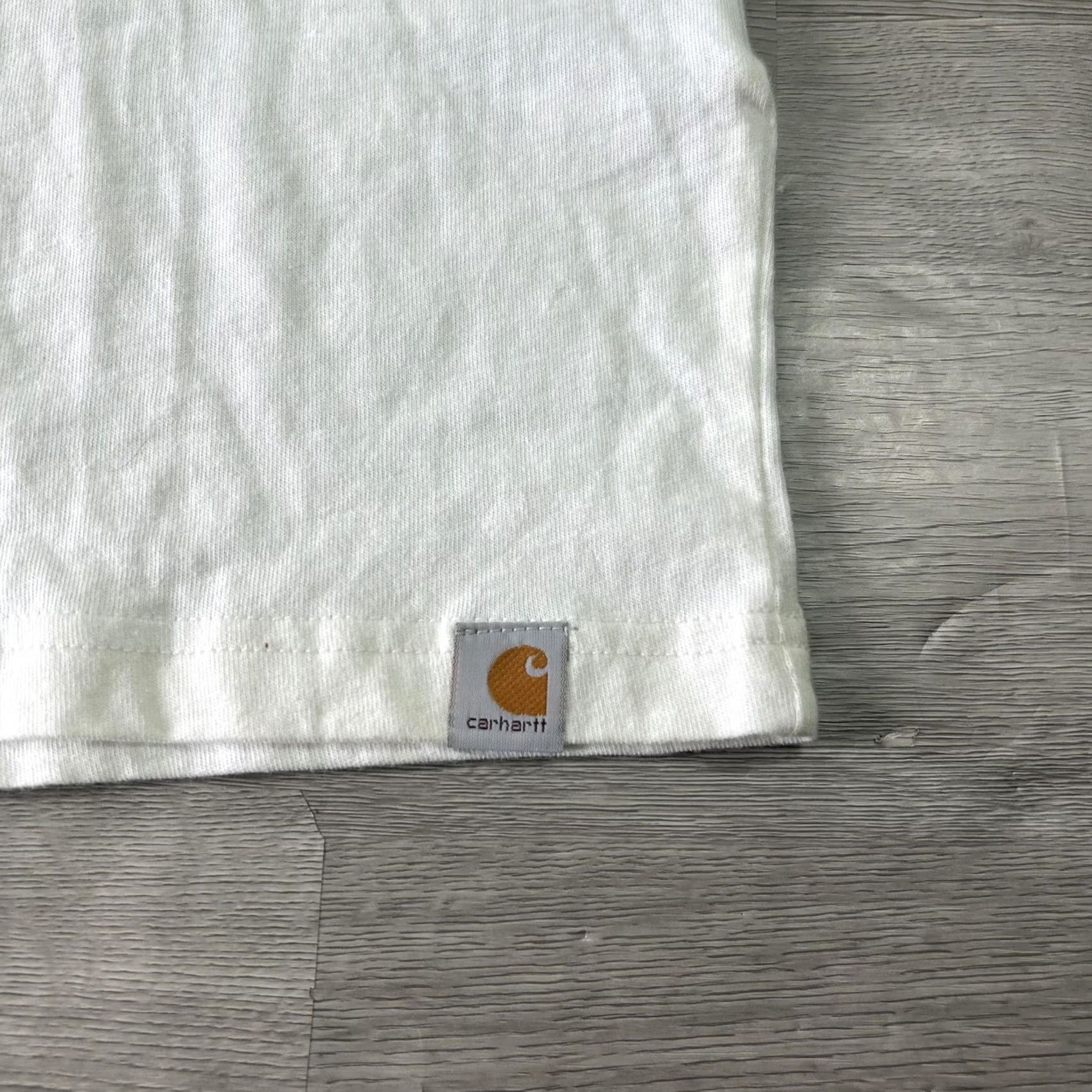 Carhartt Carhartt Shirt Mens XL White Relaxed Fit Tagless Workwear Cotton Tee 101124 Size US XL / EU 56 / 4 - 3 Thumbnail