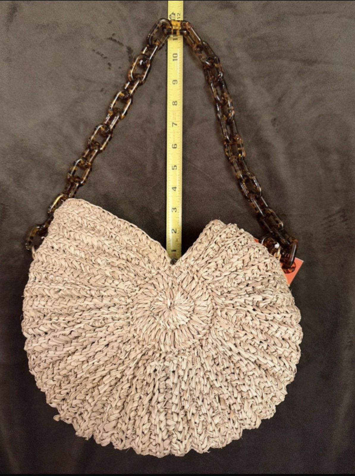 Other Woven Straw Cesi Conch Bag w Tortoise Shell Chain - Poolside Size ONE SIZE - 3 Thumbnail