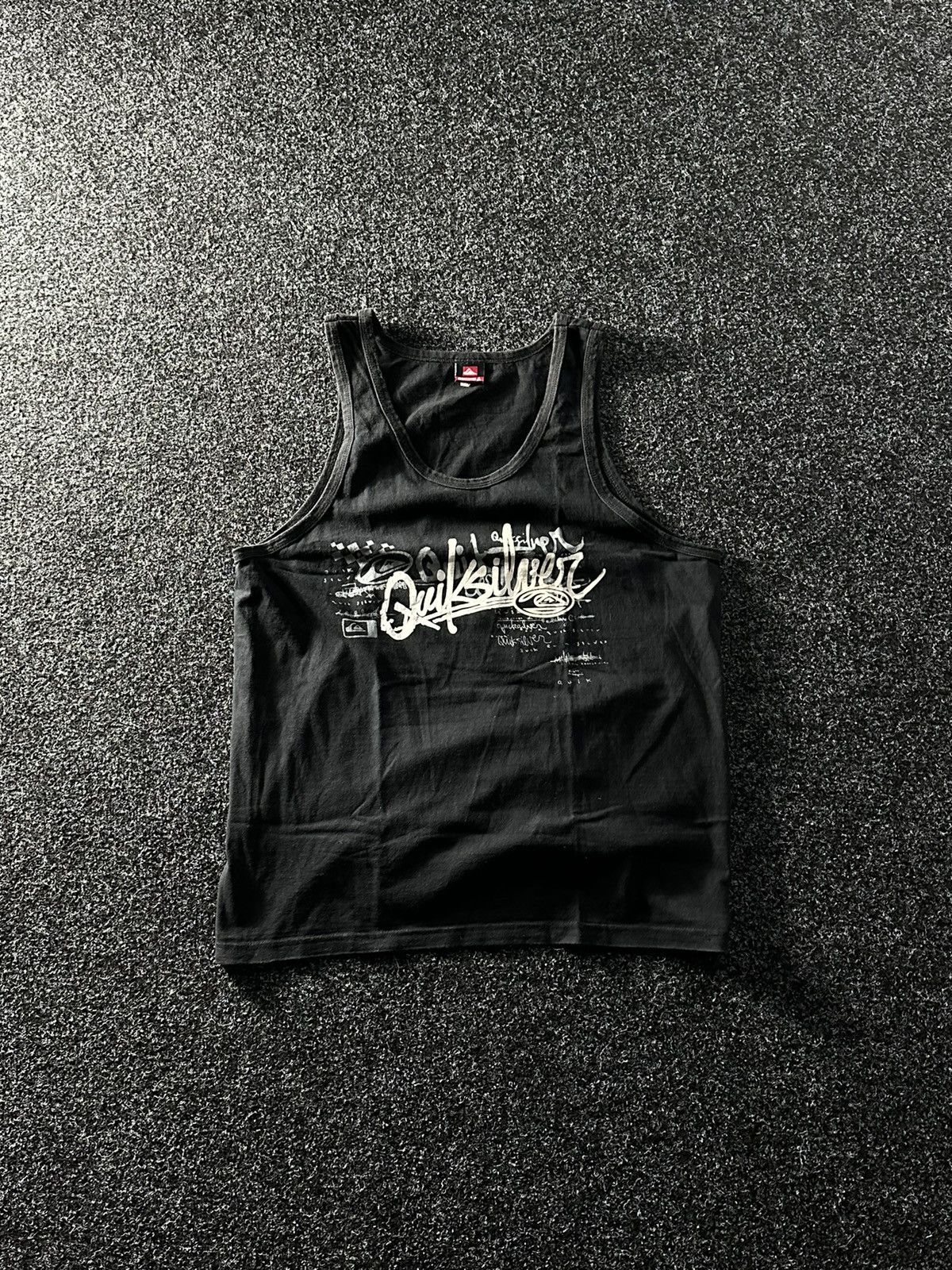 Quiksilver × Vintage ❗️Quiksilver vintage 90s surfwear boarding tank tops t shirt Size US XL / EU 56 / 4 - 1 Thumbnail
