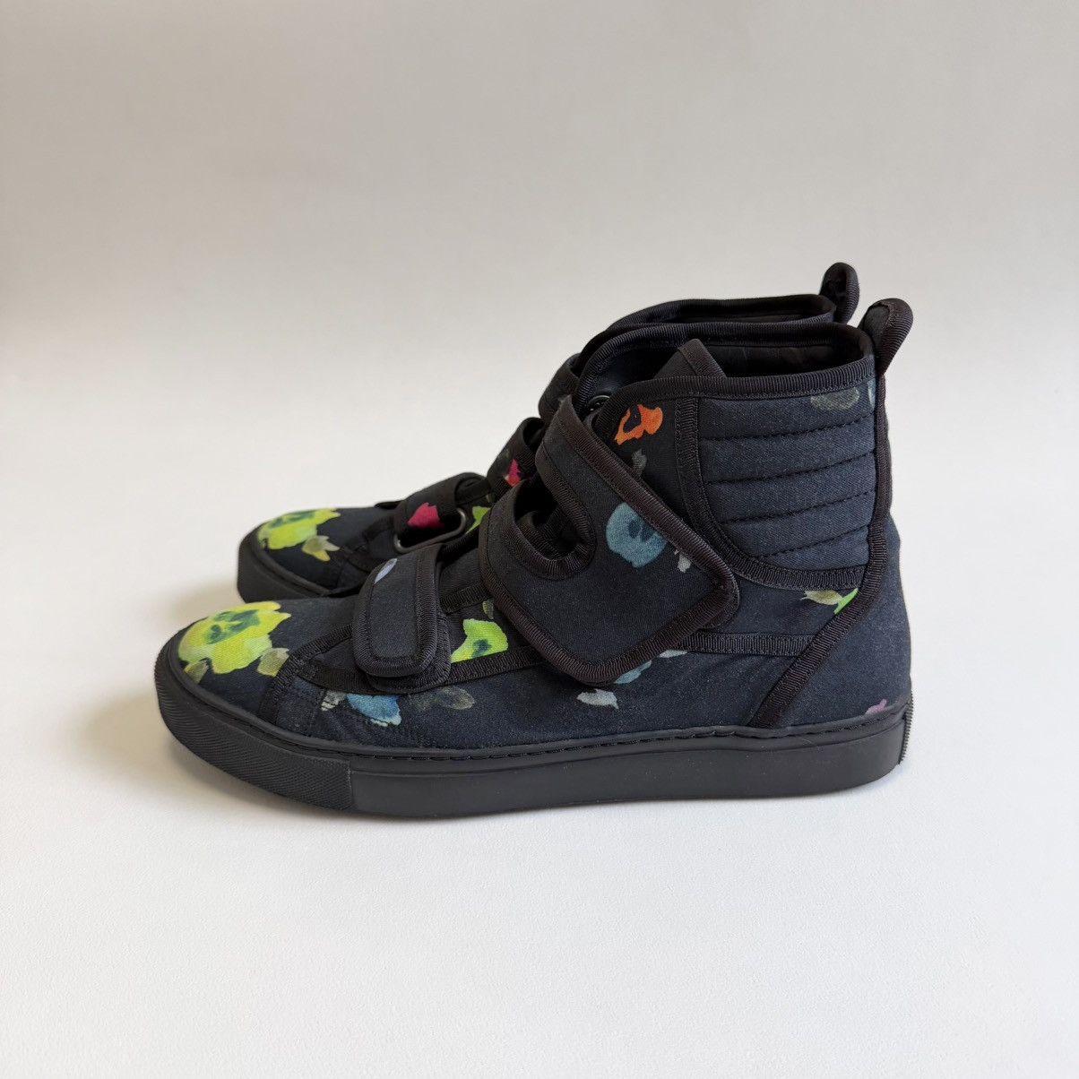 Raf Simons S/S 13 Floral Print Canvas Velcro Sneakers Size US 9 / EU 42 - 5 Thumbnail