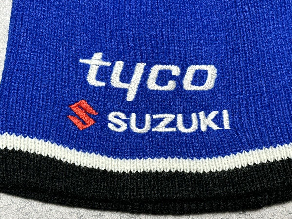 Vintage Vintage Suzuki Tyco Blue Racing Beanie Hat Size ONE SIZE - 4 Thumbnail