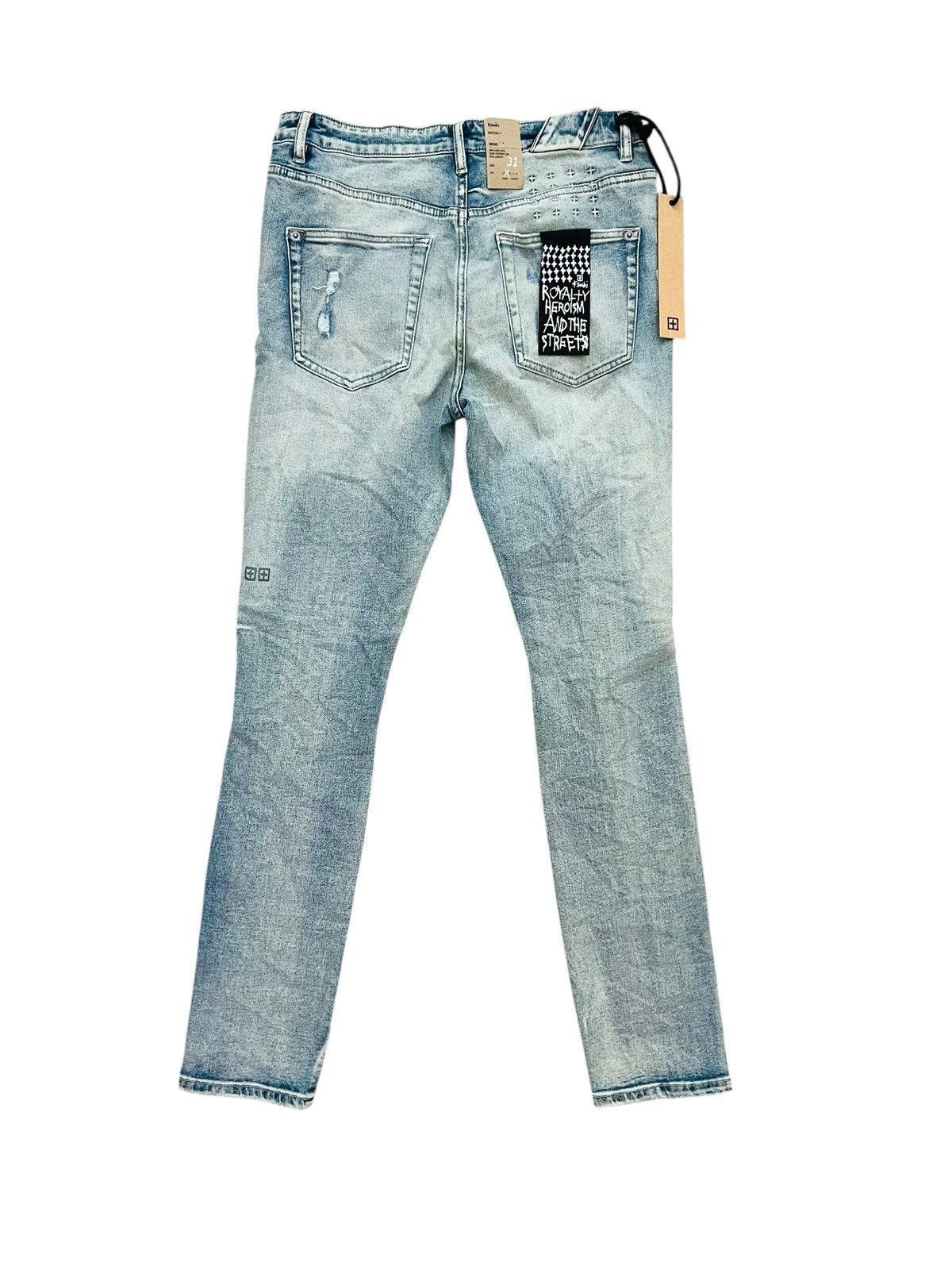 Ksubi Ksubi Jeans Mens Chitch Punk Thrashed Slim Blue Size 31/32 Size US 31 - 3 Thumbnail
