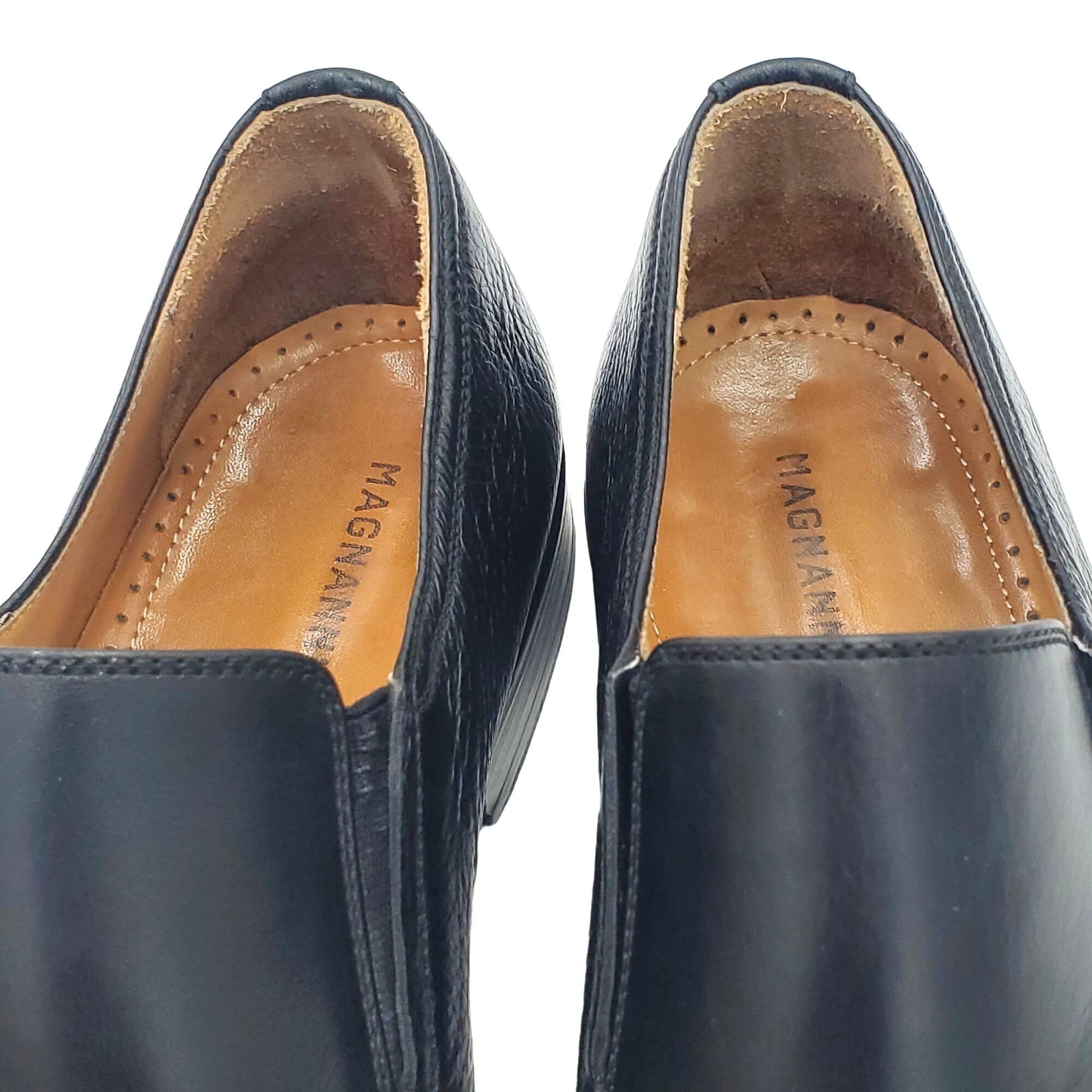 Magnanni Spain Magnanni Men's size 10 Black Leather Loafer Dress Shoe Size US 10 / EU 43 - 12 Thumbnail