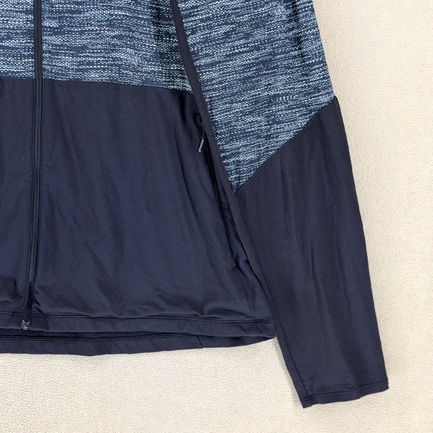 Lululemon Lululemon Men's XXL Full Zip Hooded Jacket Heathered Gray Navy Athletic Size US XXL / EU 58 / 5 - 6 Thumbnail