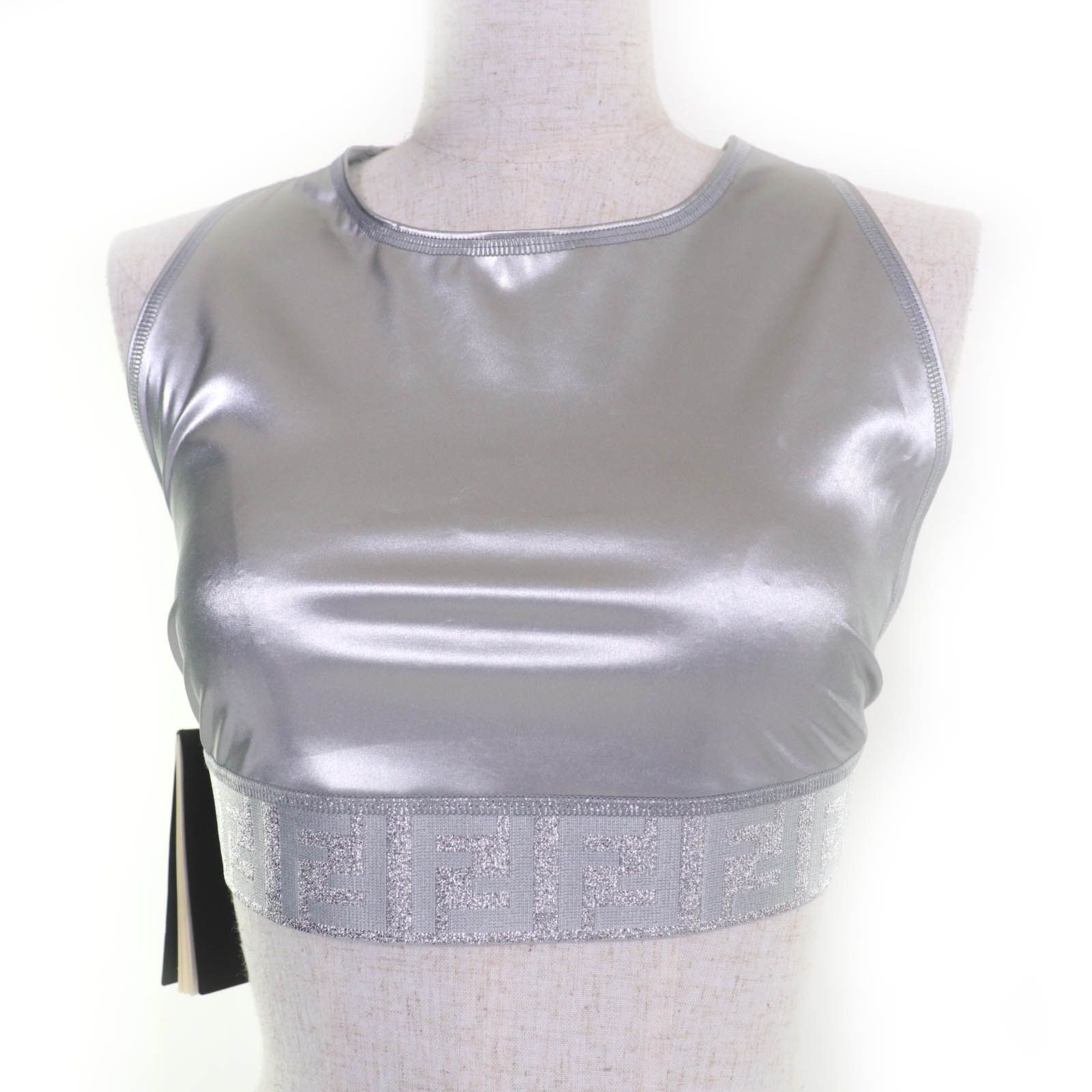 Fendi Fendi Fendi Zucca Pattern FF logo Nylon Tank Top Others Tops FAF119 DUTY FREE for USA Size ONE SIZE - 1 Thumbnail