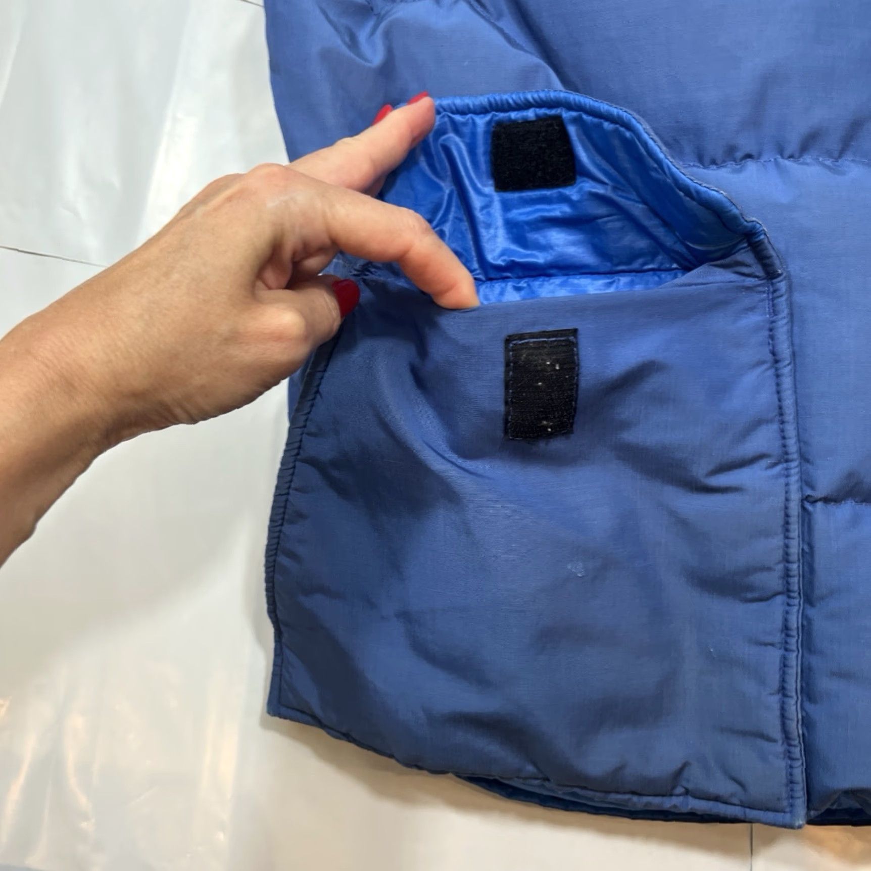 Jansport VINTAGE JANSPORT blue Gray XL Down PUFFER vest men’s XL zip Snap Up Big Pockets Shirt? Size US XL / EU 56 / 4 - 6 Thumbnail