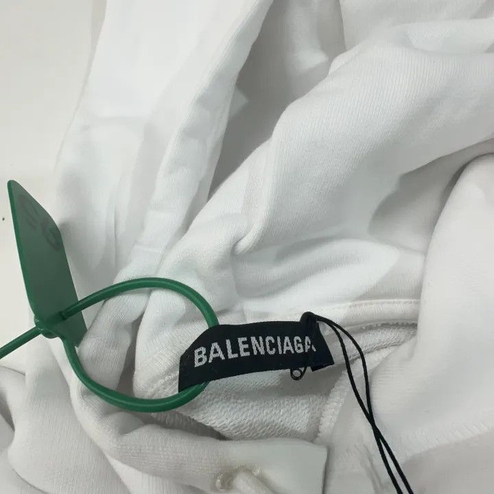 Balenciaga Balenciaga Oversized Hoodie with Logo Print 0079-2507 Size US L / EU 52-54 / 3 - 2 Thumbnail