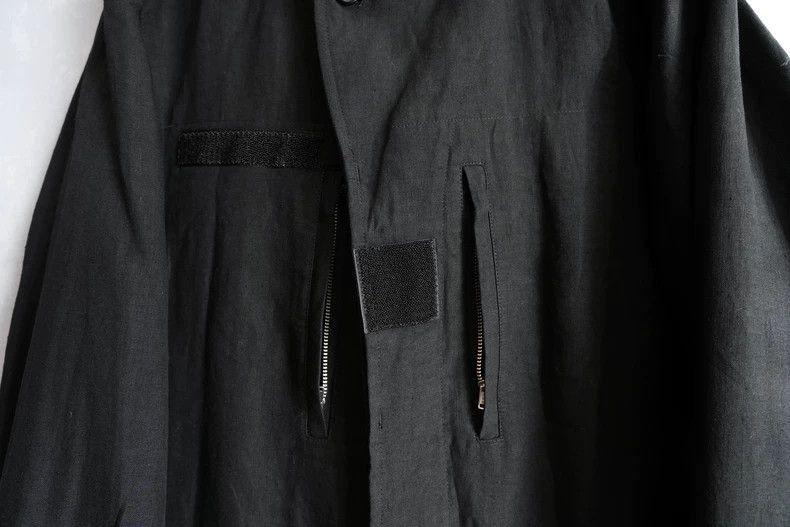 Yohji Yamamoto Yohji Yamamoto 04SS Taisho Flax Velcro clip-2505 Size US L / EU 52-54 / 3 - 3 Thumbnail