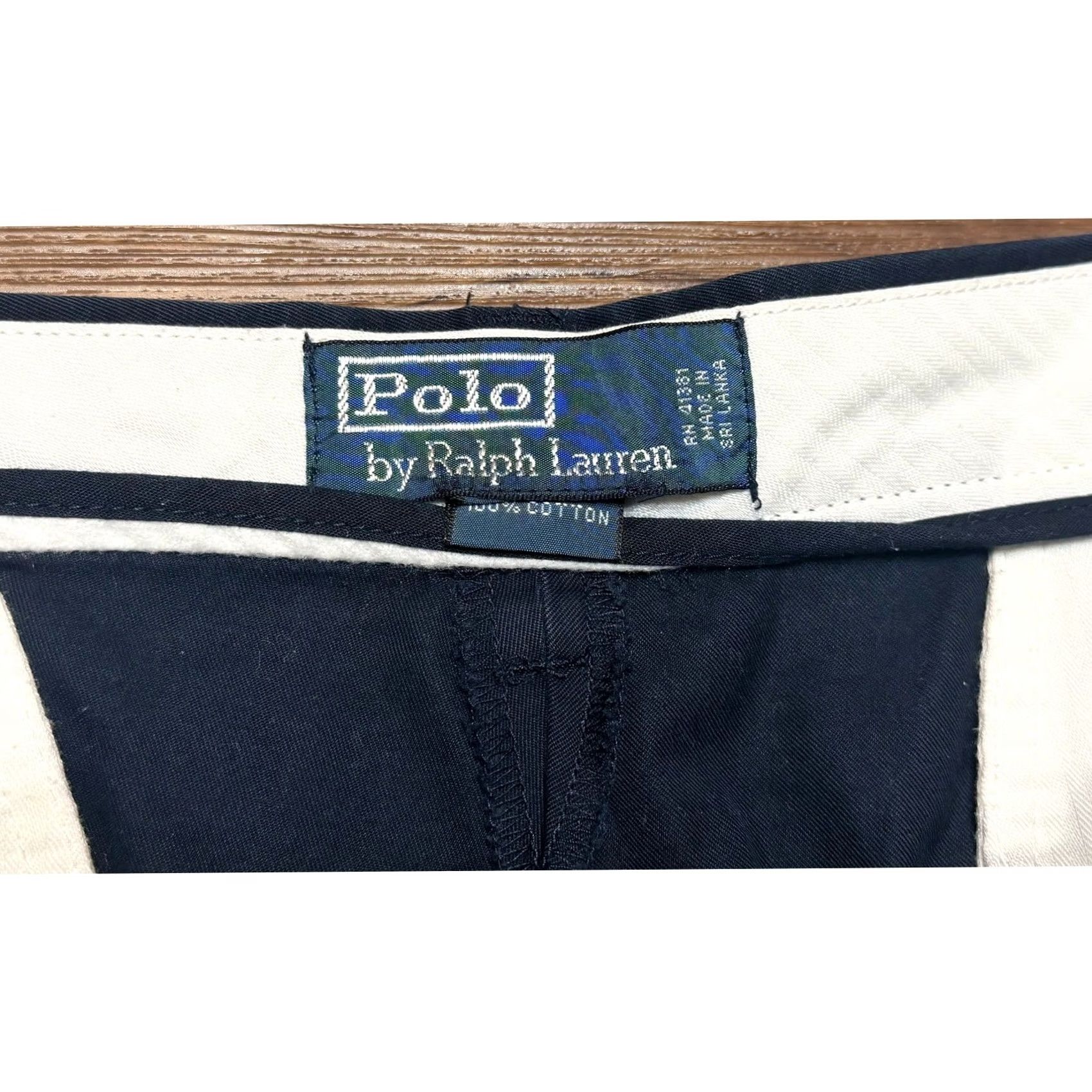 Polo Ralph Lauren Polo Ralph Lauren Shorts Size 36 Mens Navy Blue Pleated Chino VTG Pony Logo Size US M / EU 48-50 / 2 - 3 Thumbnail