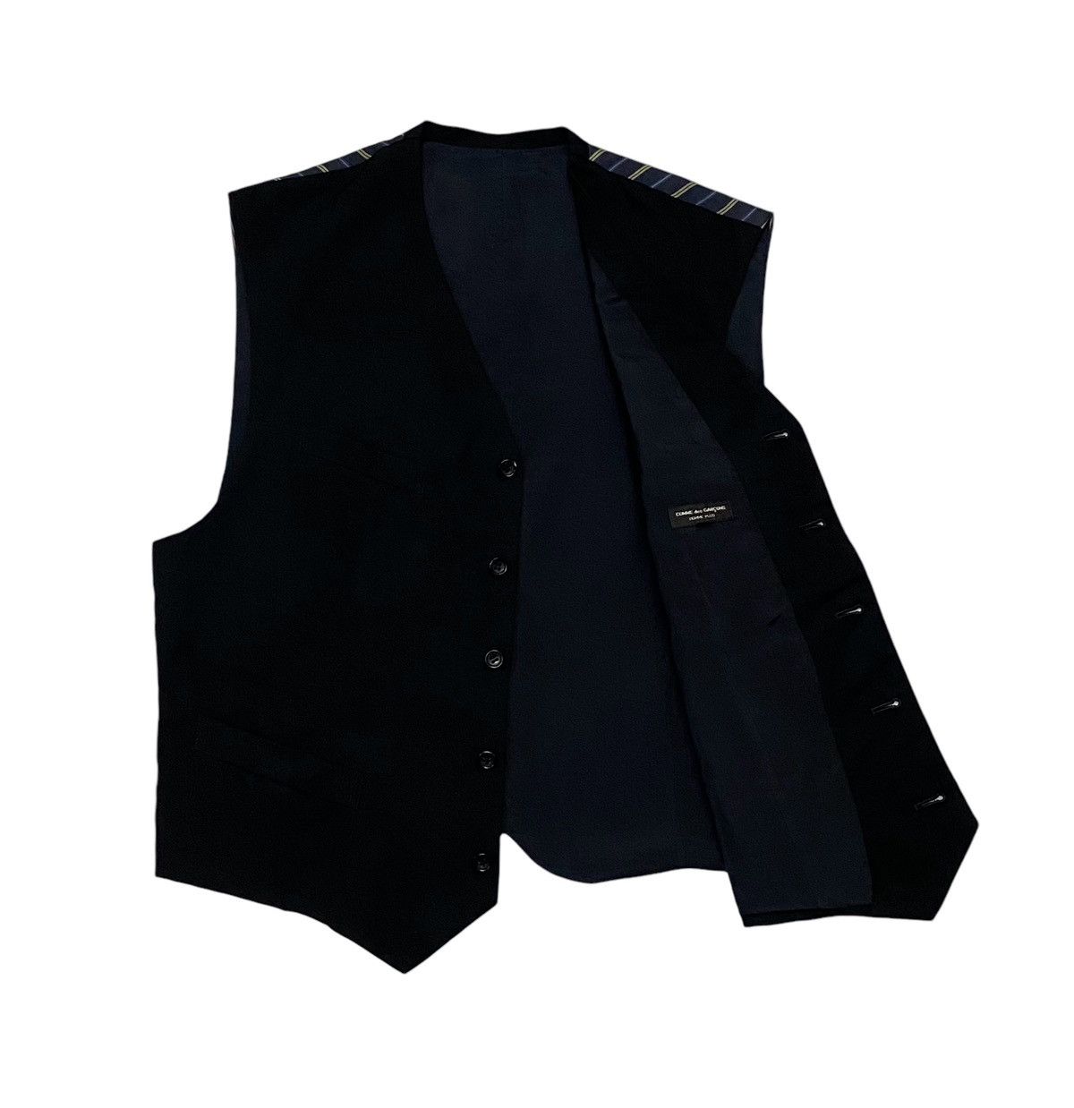Comme des Garcons Homme Plus Comme Des Garçons Homme Plus AD1991 Wool Outer Shell Vests Size US M / EU 48-50 / 2 - 5 Thumbnail