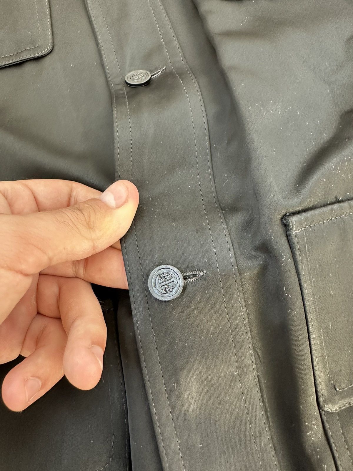 TED LAPIDUS Rare Ted Lapidus Button Light Jacket Multipocket Black Size US L / EU 52-54 / 3 - 9 Thumbnail