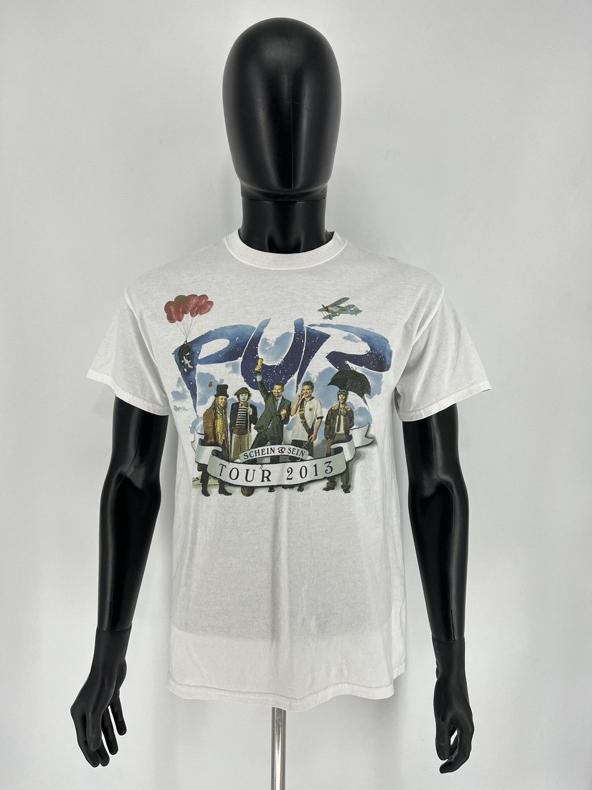 Band Tees × Vintage PUR 2013 Vintage T-Shirt Pop Rock Band Tee 90s Tour Rare Size US M / EU 48-50 / 2 - 2 Thumbnail