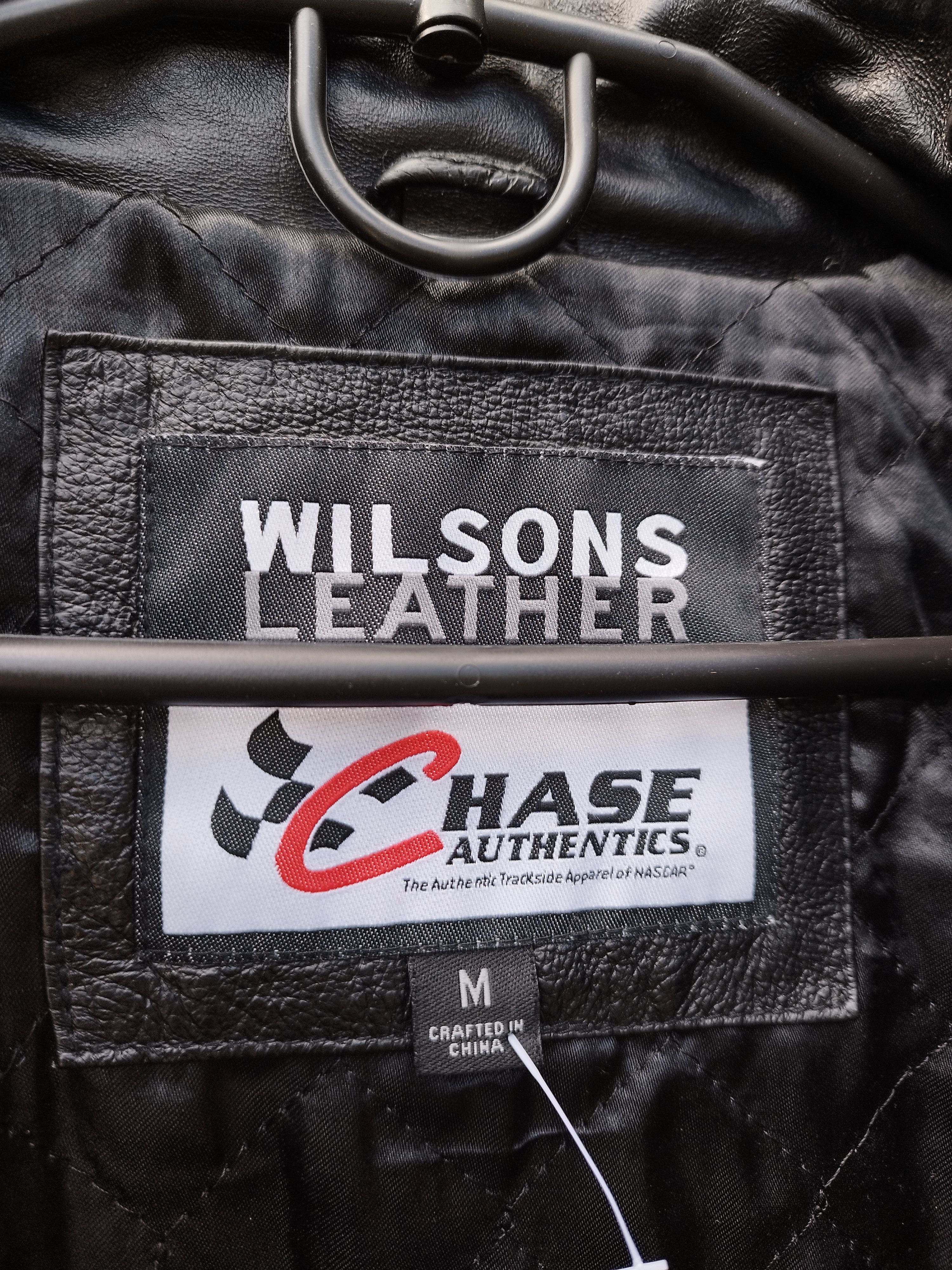 Wilsons Leather Vintage Wilsons Leather x Chase Authentic NASCAR Jacket Size US M / EU 48-50 / 2 - 9 Thumbnail