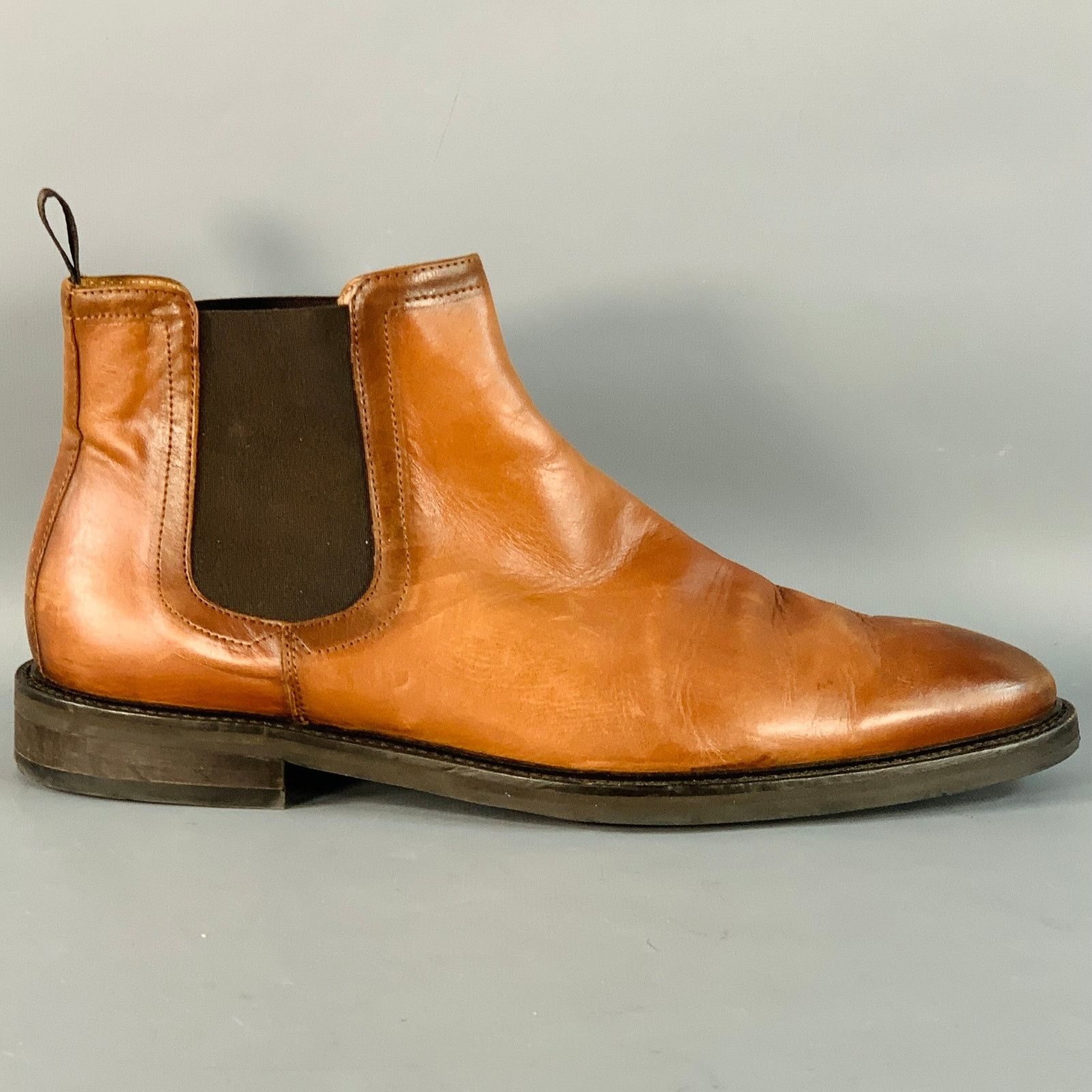 Antonio Maurizi ANTONIO MAURIZI Size 13 Brown Leather Ankle Chelsea Boots Size US 13 / EU 46 - 2 Thumbnail