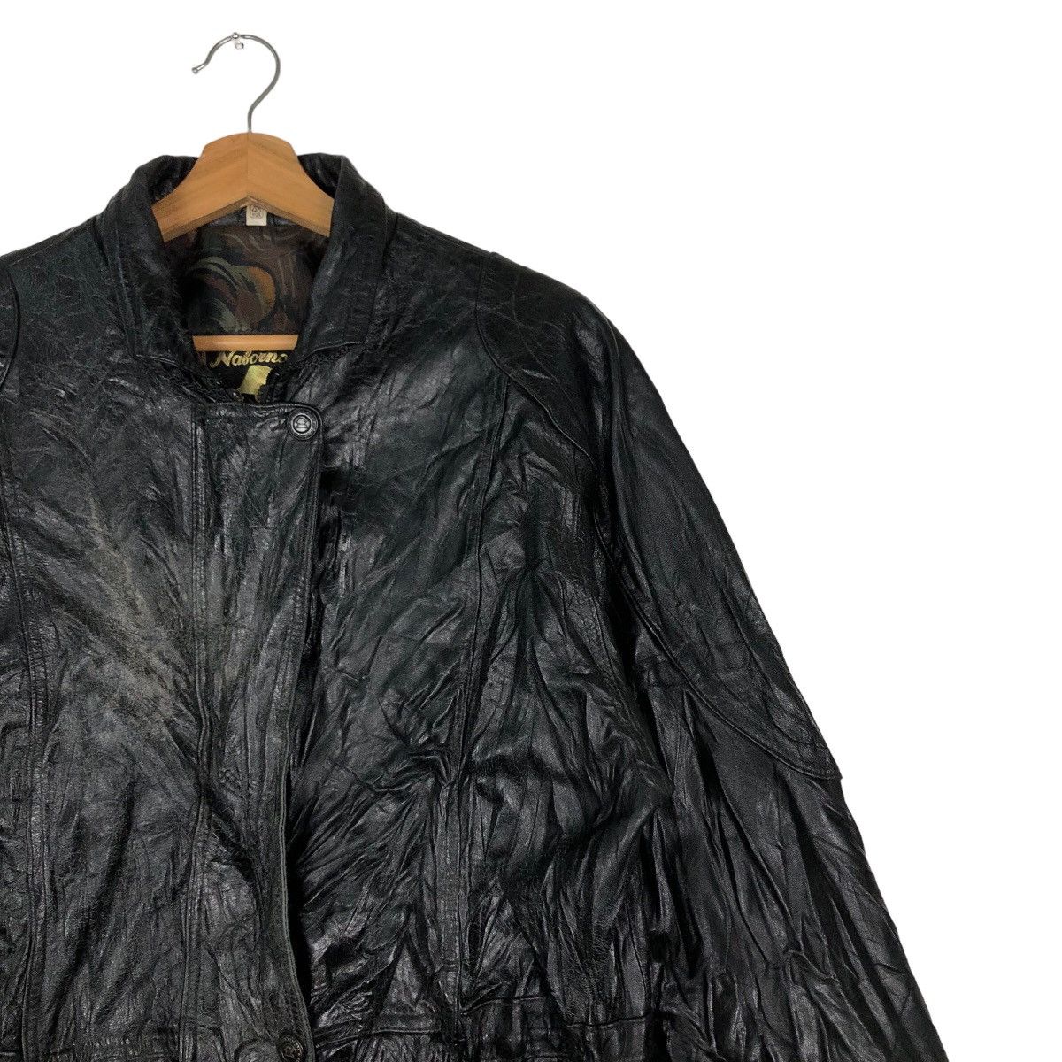 Japanese Brand 🔥Vtg Sheepskin Leather Jacket Nabornon Inspire Undercover Size US M / EU 48-50 / 2 - 6 Thumbnail