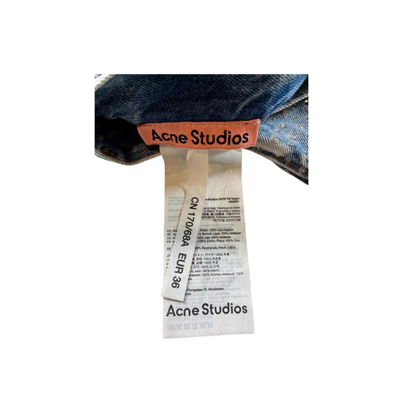 Acne Studios Acne Studios Rhinestone Denim Light Wash Jeans Size US 30 / EU 46 - 3 Thumbnail