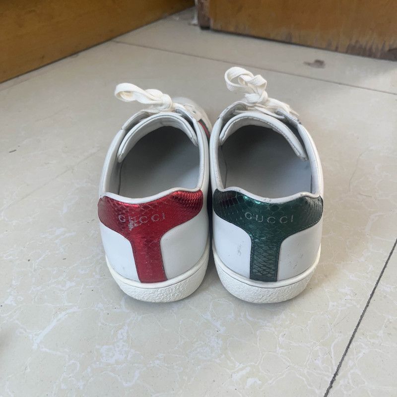Gucci Gucci Ace Leather Sneakers for Men Size US 8 / EU 41 - 2 Thumbnail