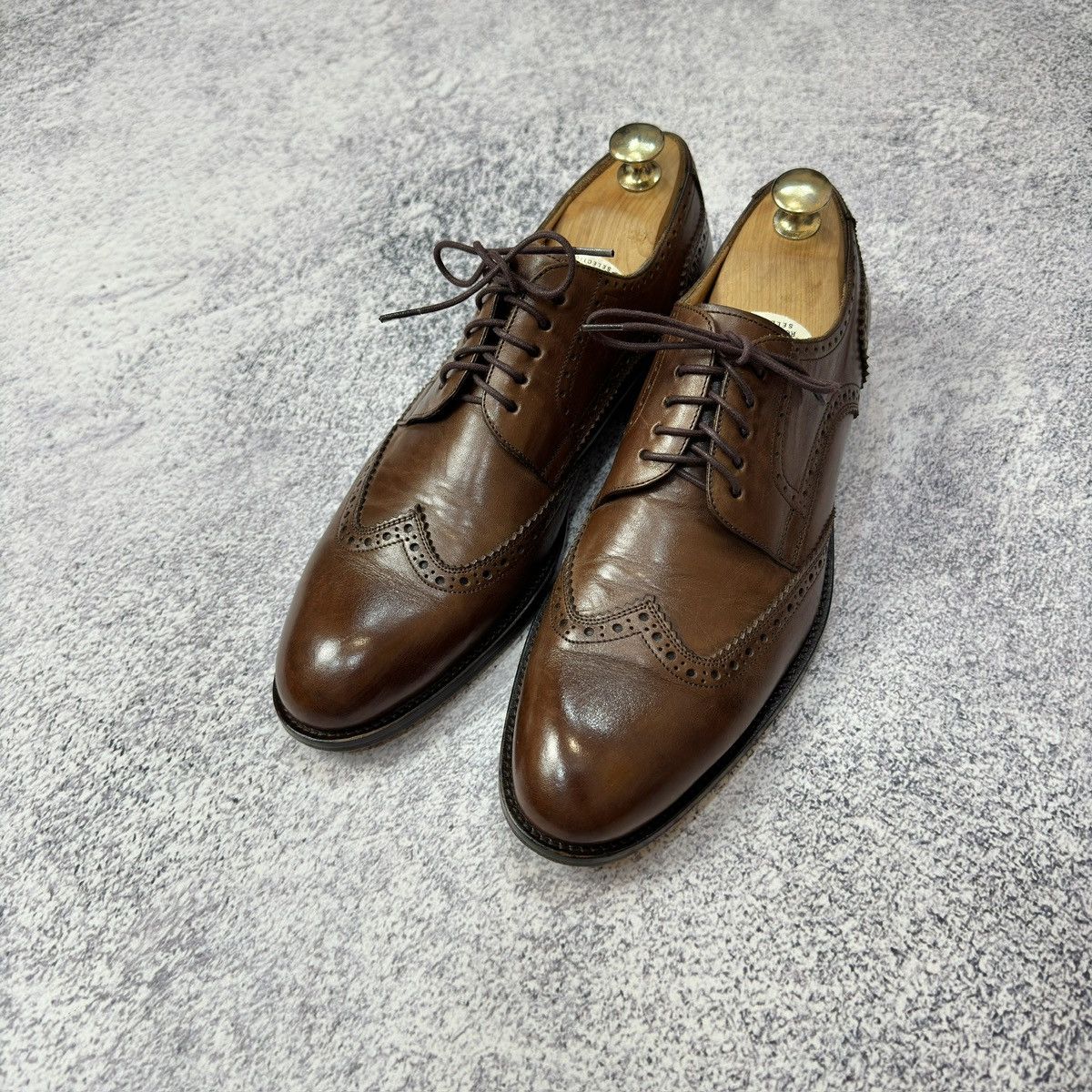 NAVYBOOT Navyboot Mens Derby Brogues US8.5 UK7.5 EU41.5 26.5cm Size US 8.5 / EU 41-42 - 2 Thumbnail