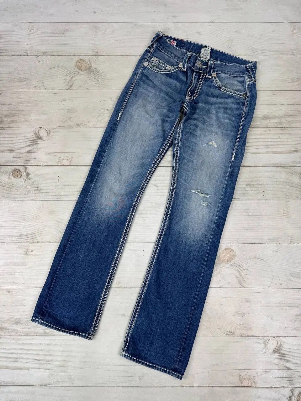 True Religion Vintage True Religion Baggy Denim Jeans Size US 30 / EU 46 - 2 Thumbnail