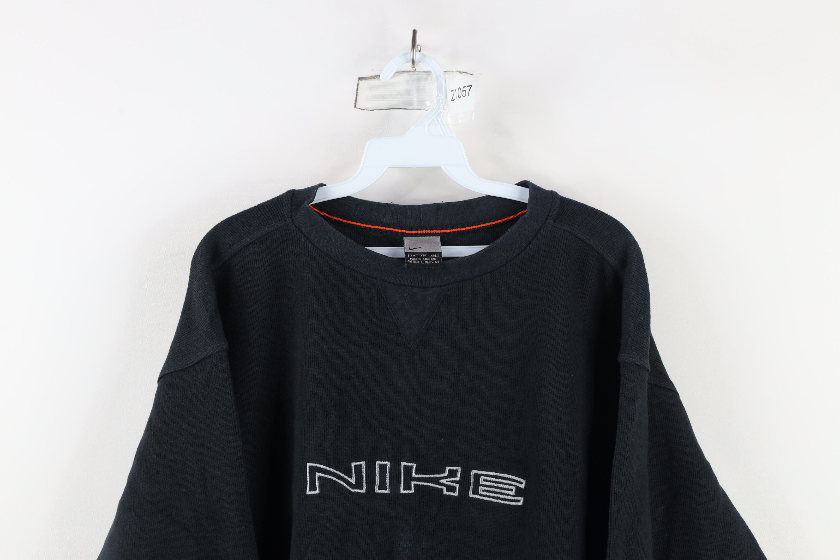 Nike × Vintage Vintage Nike Travis Scott Mini Swoosh Ribbed Knit Sweater Size US XXL / EU 58 / 5 - 2 Thumbnail