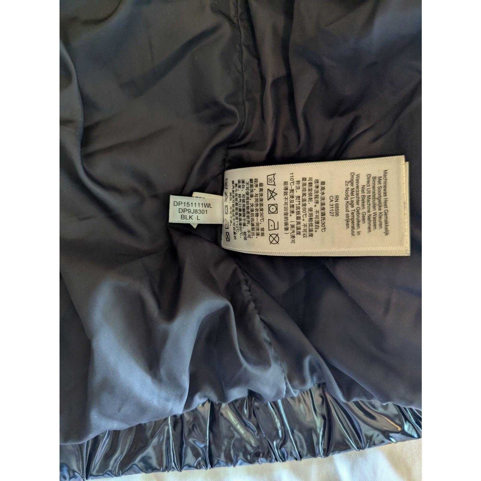 DKNY DKNY Sport Shiny Wet Look Puffer Jacket Size Large Women's Size L / US 10 / IT 46 - 3 Thumbnail