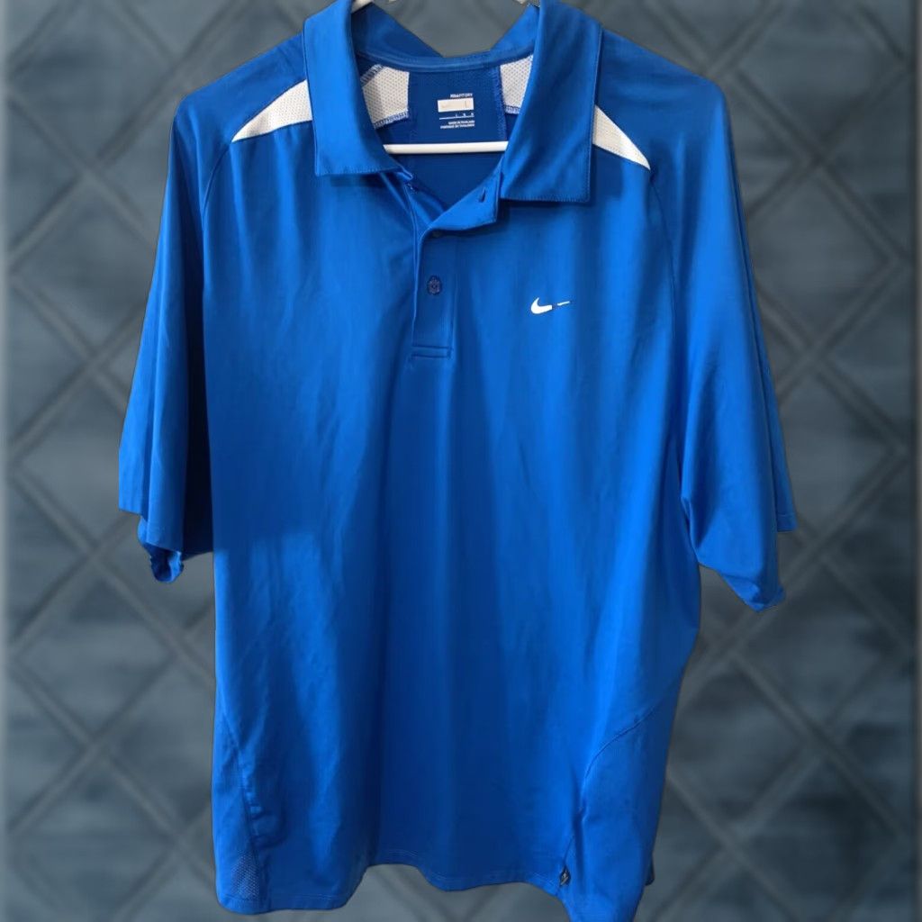 Nike Nike Dri-Fit Court Tennis Polo Short Sleeve Shirt Blue 228075-400 Men's L Size US L / EU 52-54 / 3 - 1 Thumbnail