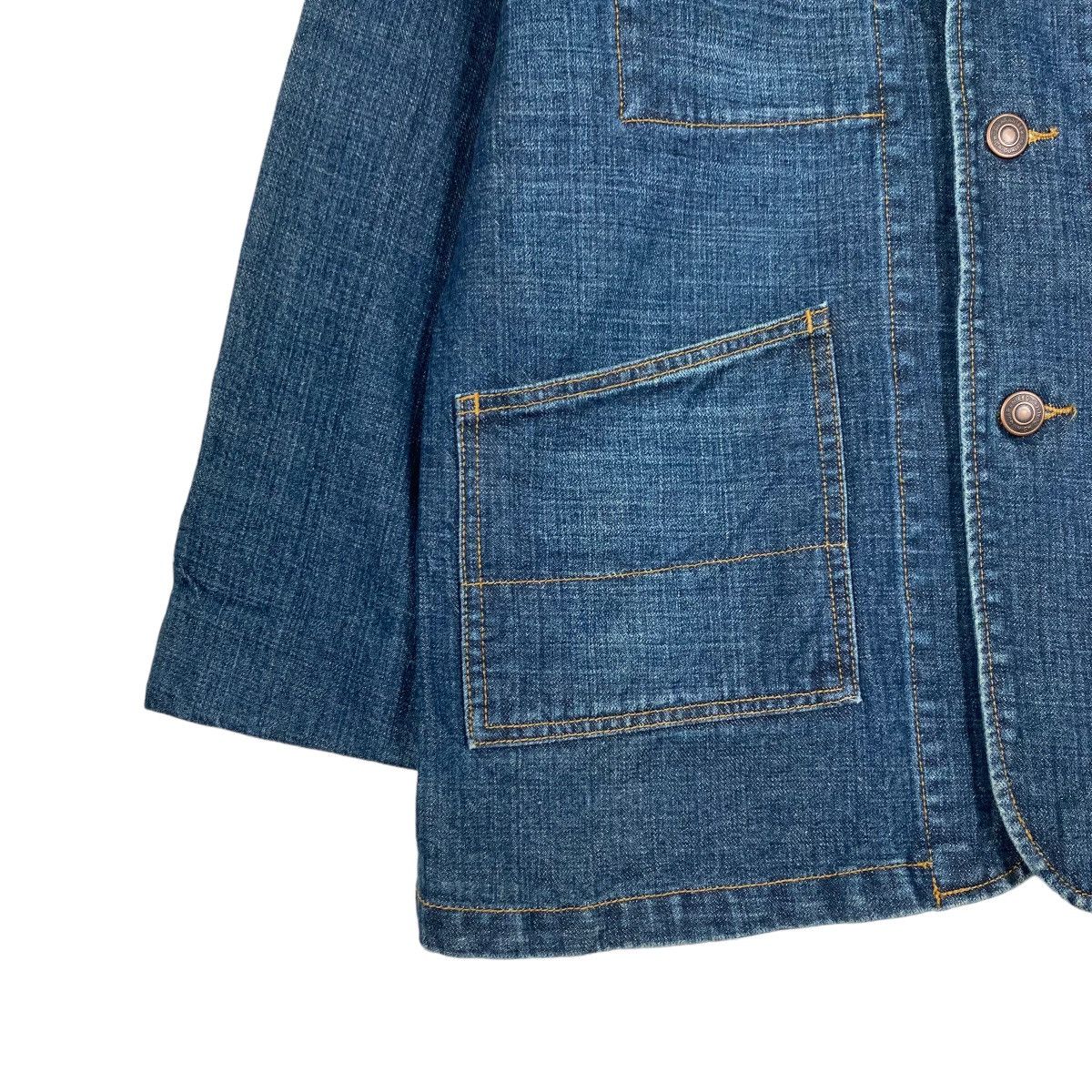 Indigo Villand Denim Chore Jacket Size US M / EU 48-50 / 2 - 6 Thumbnail