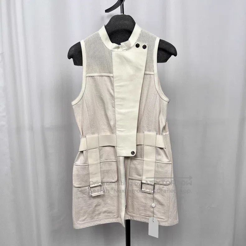 Hermes Hermes White Dress Size XS / US 0-2 / IT 36-38 - 1 Thumbnail