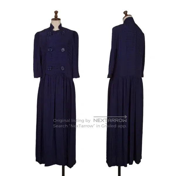 Comme des Garcons Comme Des Garcons Navy Retro Double Breasted Design Dress Size M / US 6-8 / IT 42-44 - 1 Thumbnail